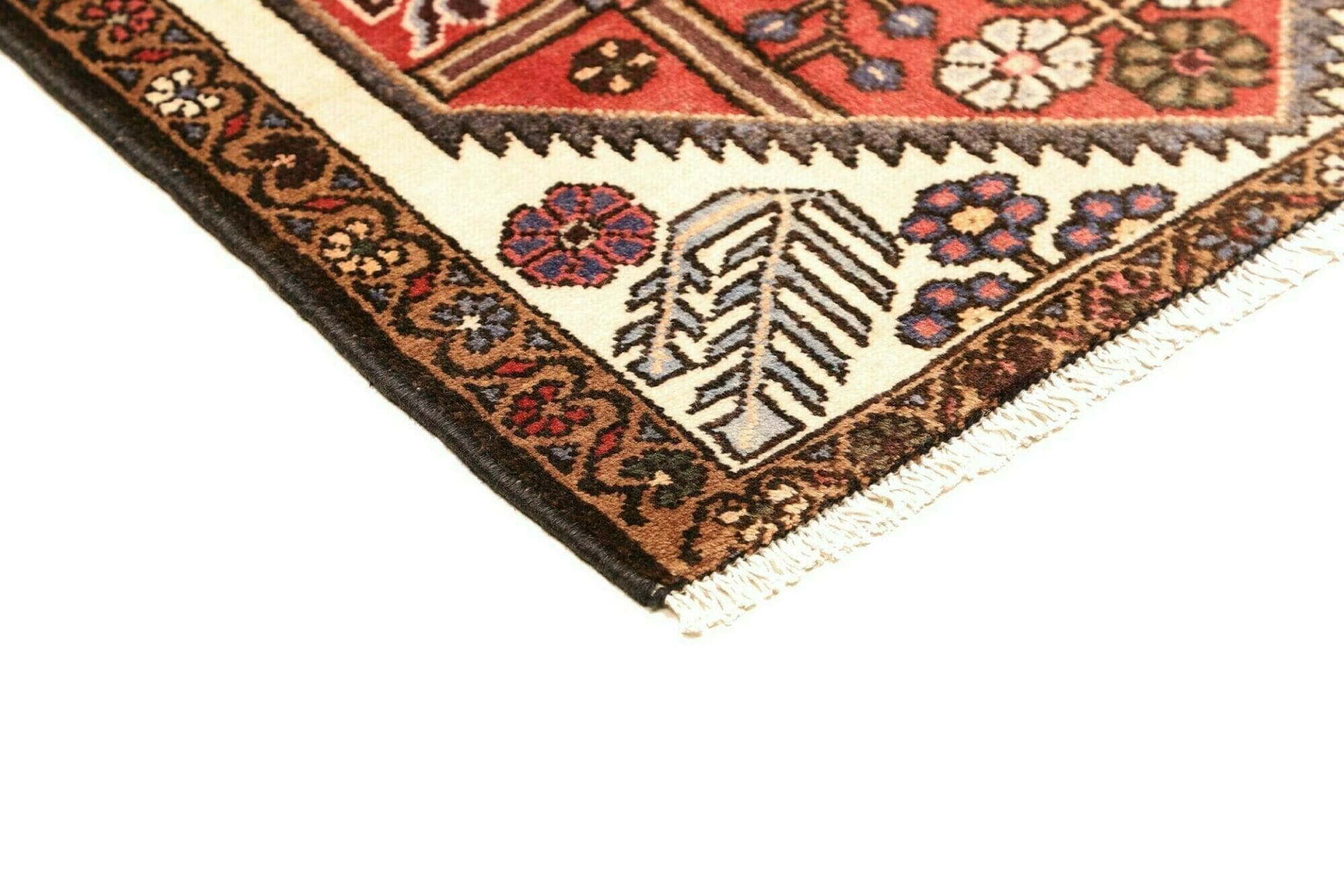 Hamadan Herati Persian Rug 80 × 126 cm, Wool, hand-knotted