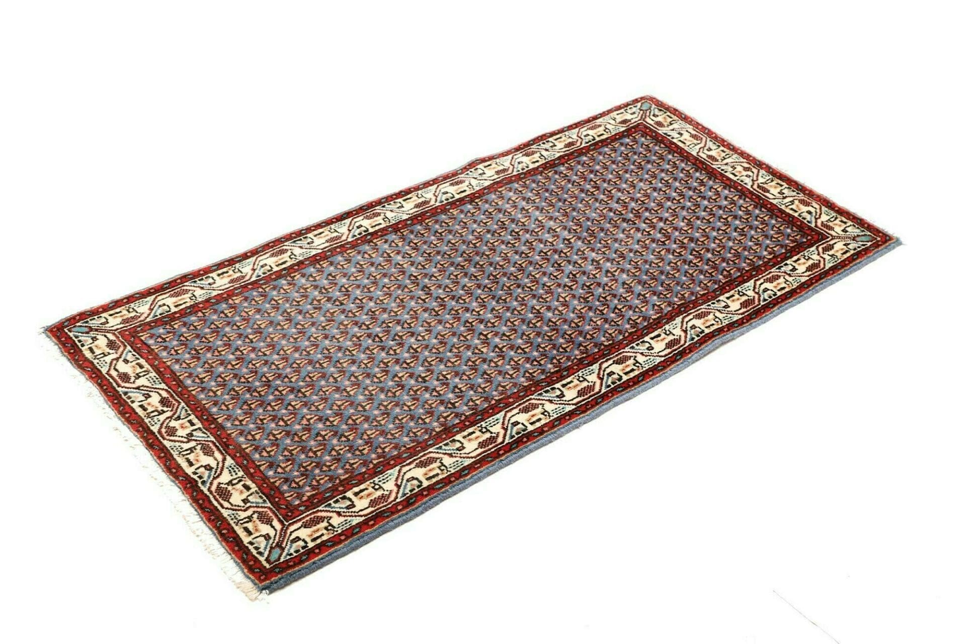 hamadan-teppich-65-x-127cm-wolle-herati-muster-handgeknupft-1 Hamadan Herati Persian Rug — hand-knotted, 65 × 127 cm, Wool
