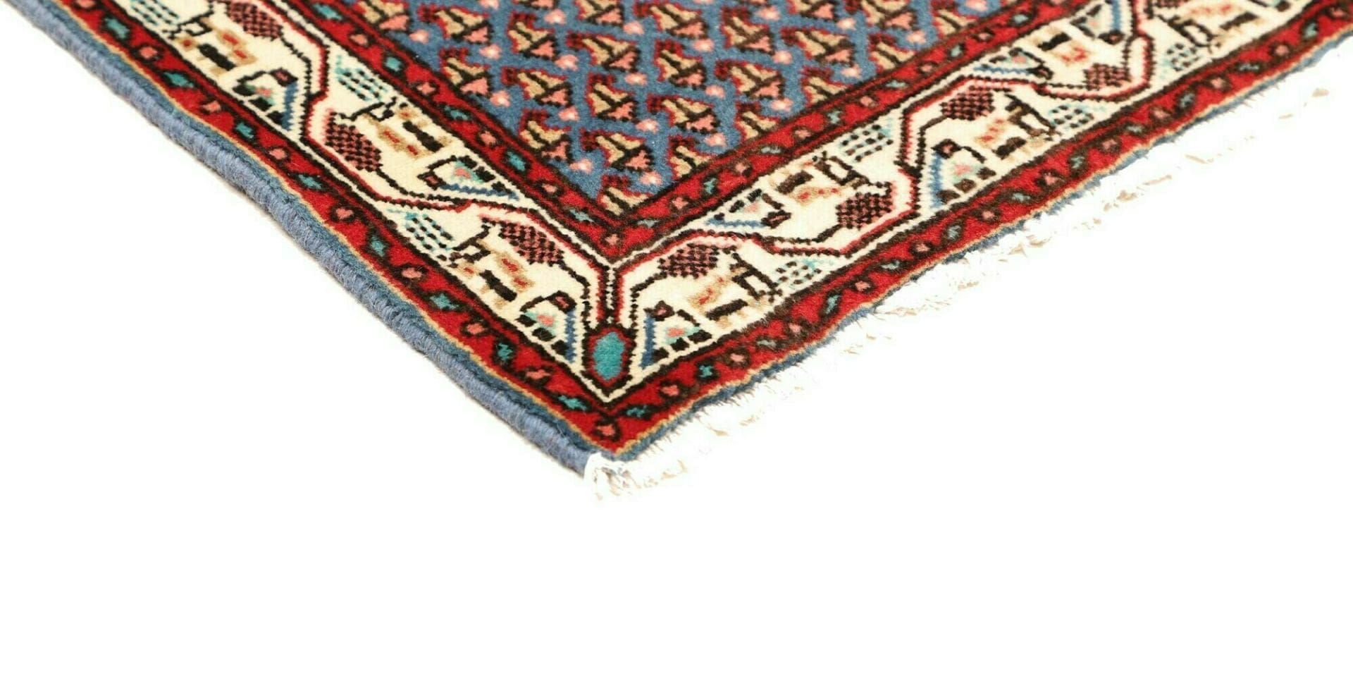 hamadan-teppich-65-x-127cm-wolle-herati-muster-handgeknupft-4 Hamadan Herati Persian Rug — hand-knotted, 65 × 127 cm, Wool