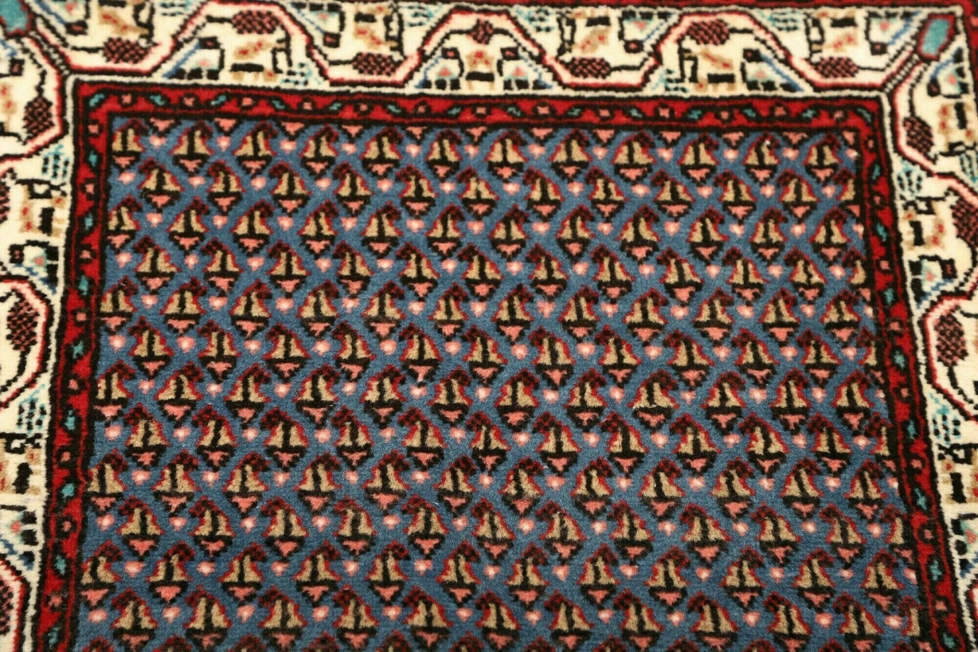 hamadan-teppich-65-x-127cm-wolle-herati-muster-handgeknupft-6 Hamadan Herati Persian Rug — hand-knotted, 65 × 127 cm, Wool
