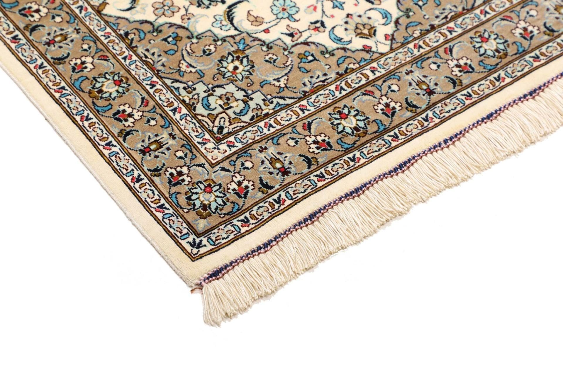 exklusiver-ghom-teppich-61-x-90-cm-seide-handgeknupft-perserteppich-4 Qom Persian Rug 61 × 90 cm, Silk, hand-knotted