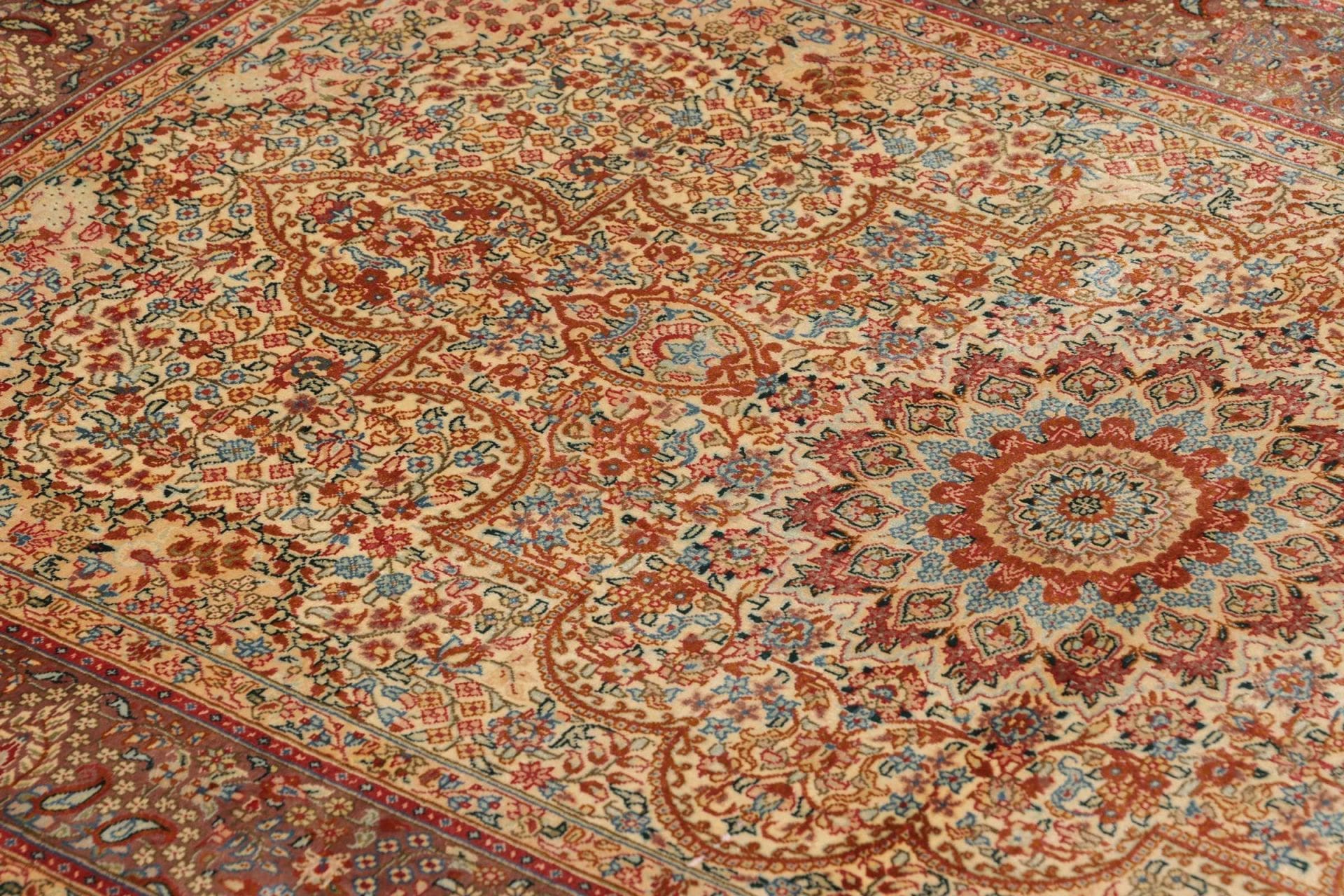 Qom Persian Rug 82 × 123 cm, Silk, hand-knotted