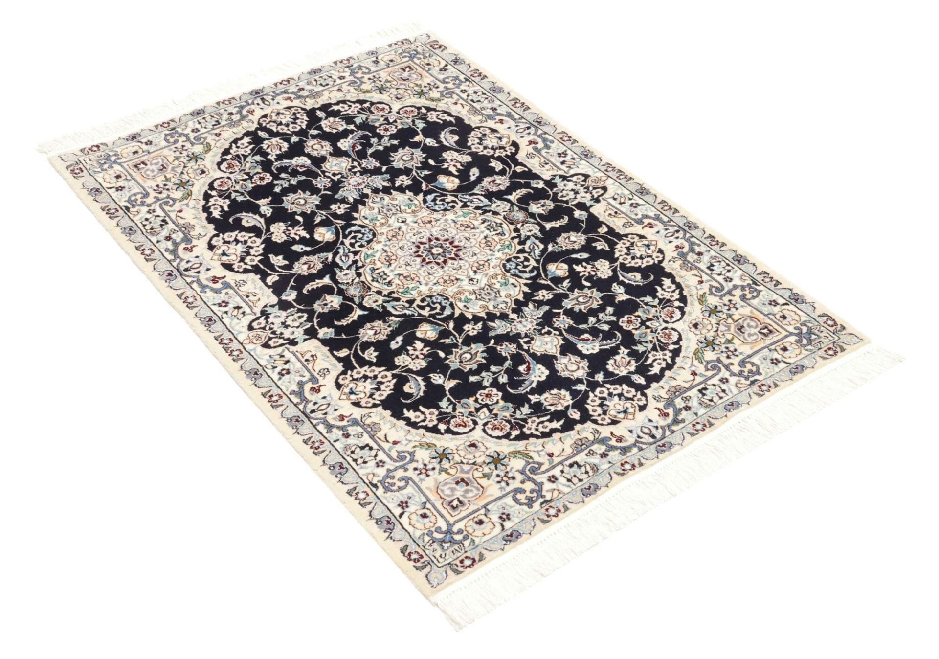 Hand-Knotted Wool Nain Persian Rug, 81 × 118 cm