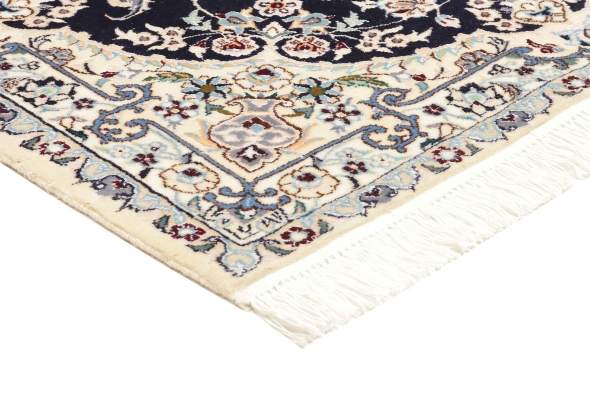 Hand-Knotted Wool Nain Persian Rug, 81 × 118 cm