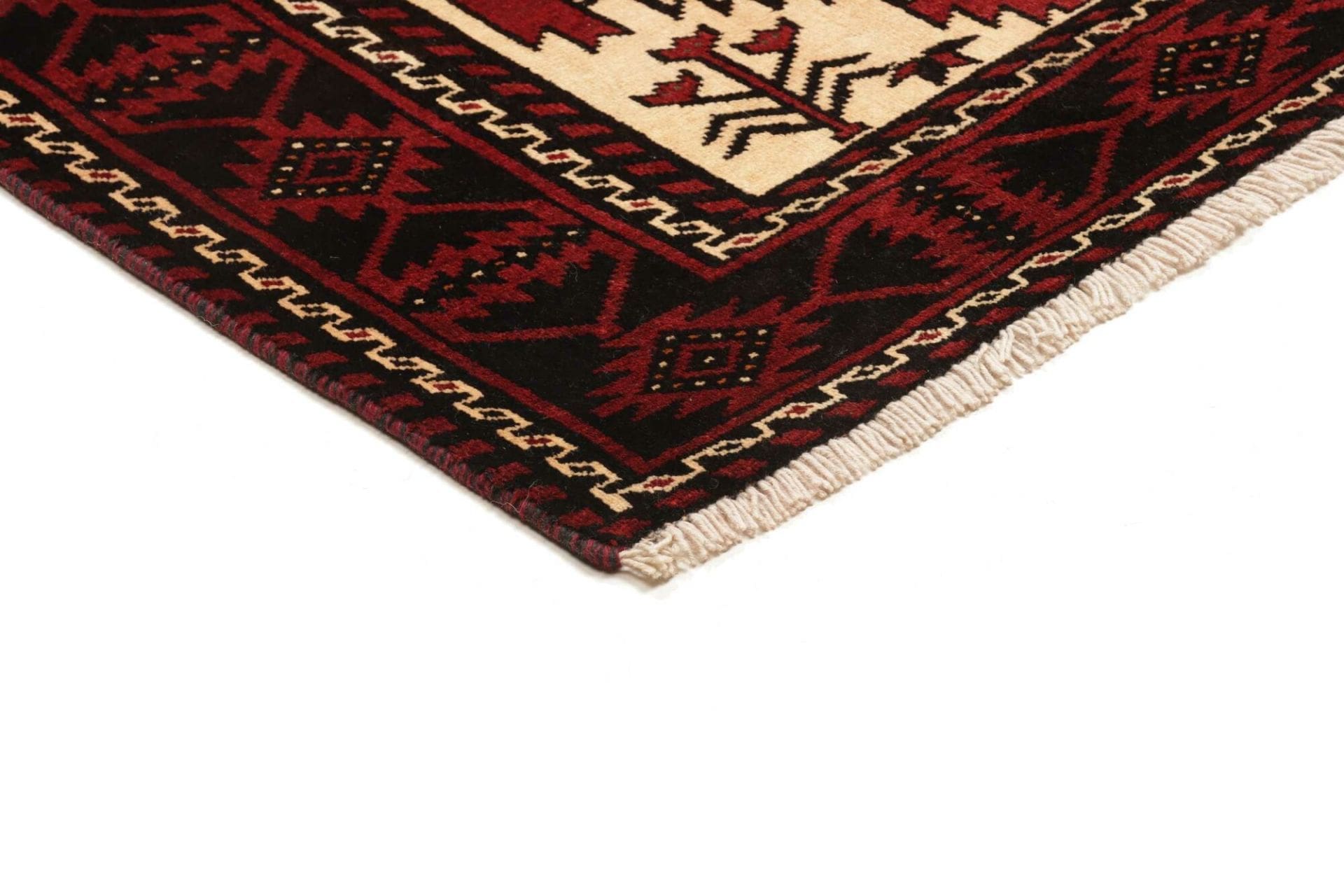 orientteppich-99-x-199cm-handgeknupft-schurwolle-florales-muster-4 Hand-Knotted Wool Persian Rug, 99 × 199 cm