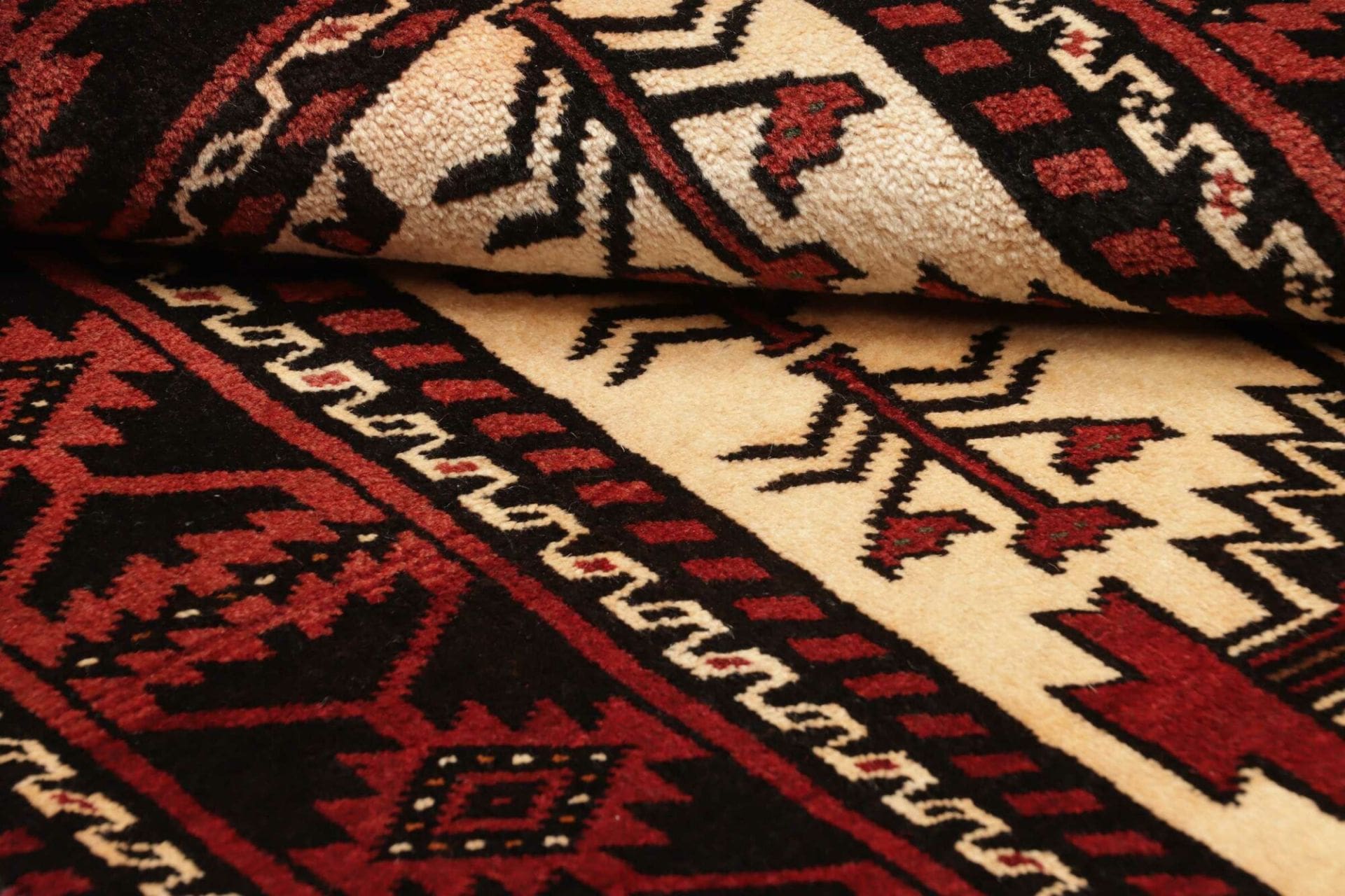 orientteppich-99-x-199cm-handgeknupft-schurwolle-florales-muster-9 Hand-Knotted Wool Persian Rug, 99 × 199 cm