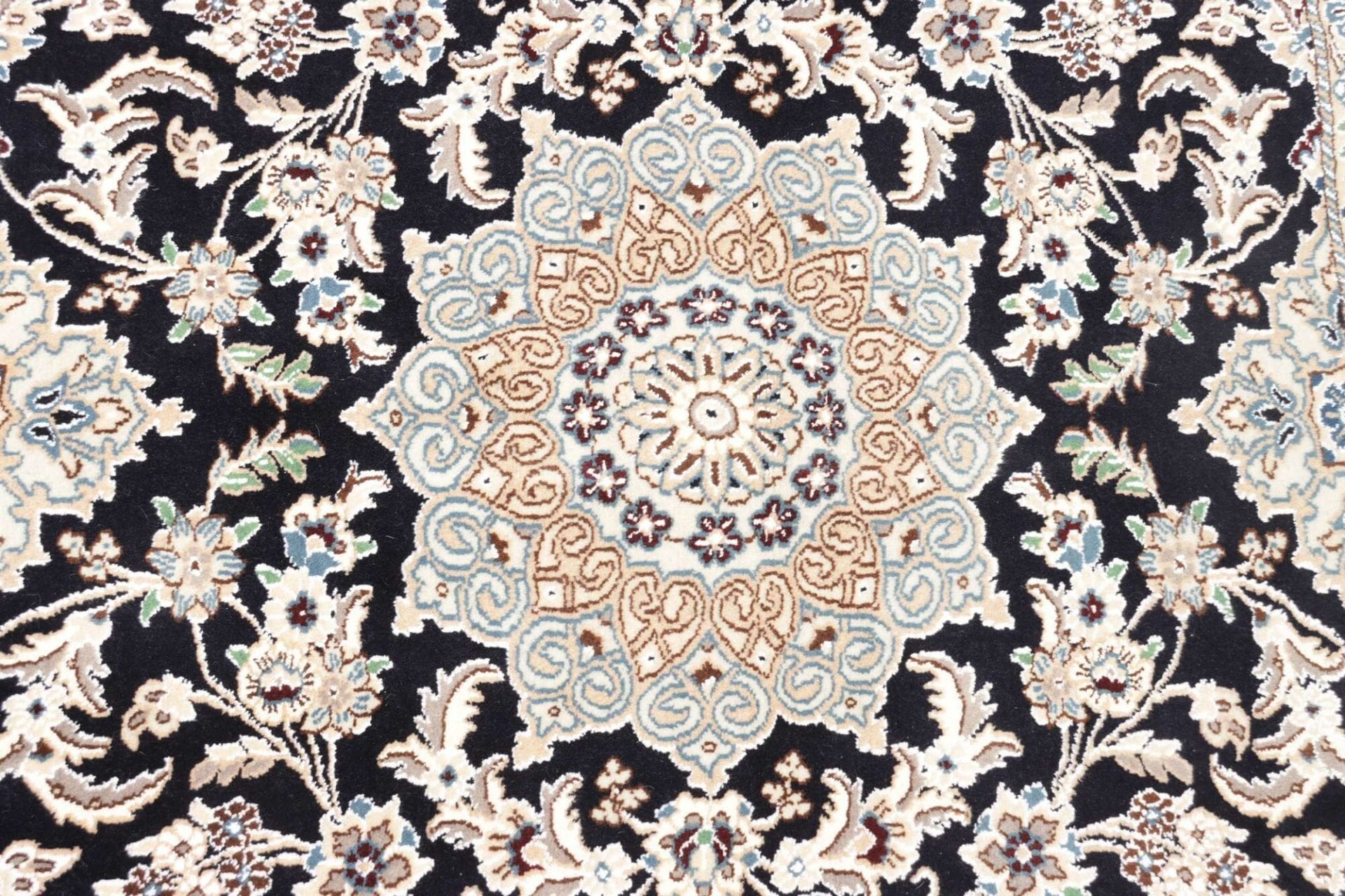 Nain Persian Rug 87 × 202 cm, Wool, hand-knotted