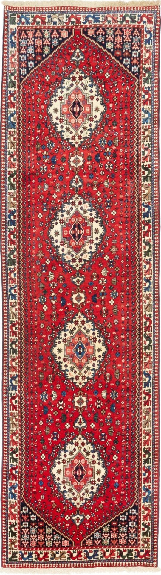 Persian Rug — hand-knotted, 86 × 308 cm, Wool