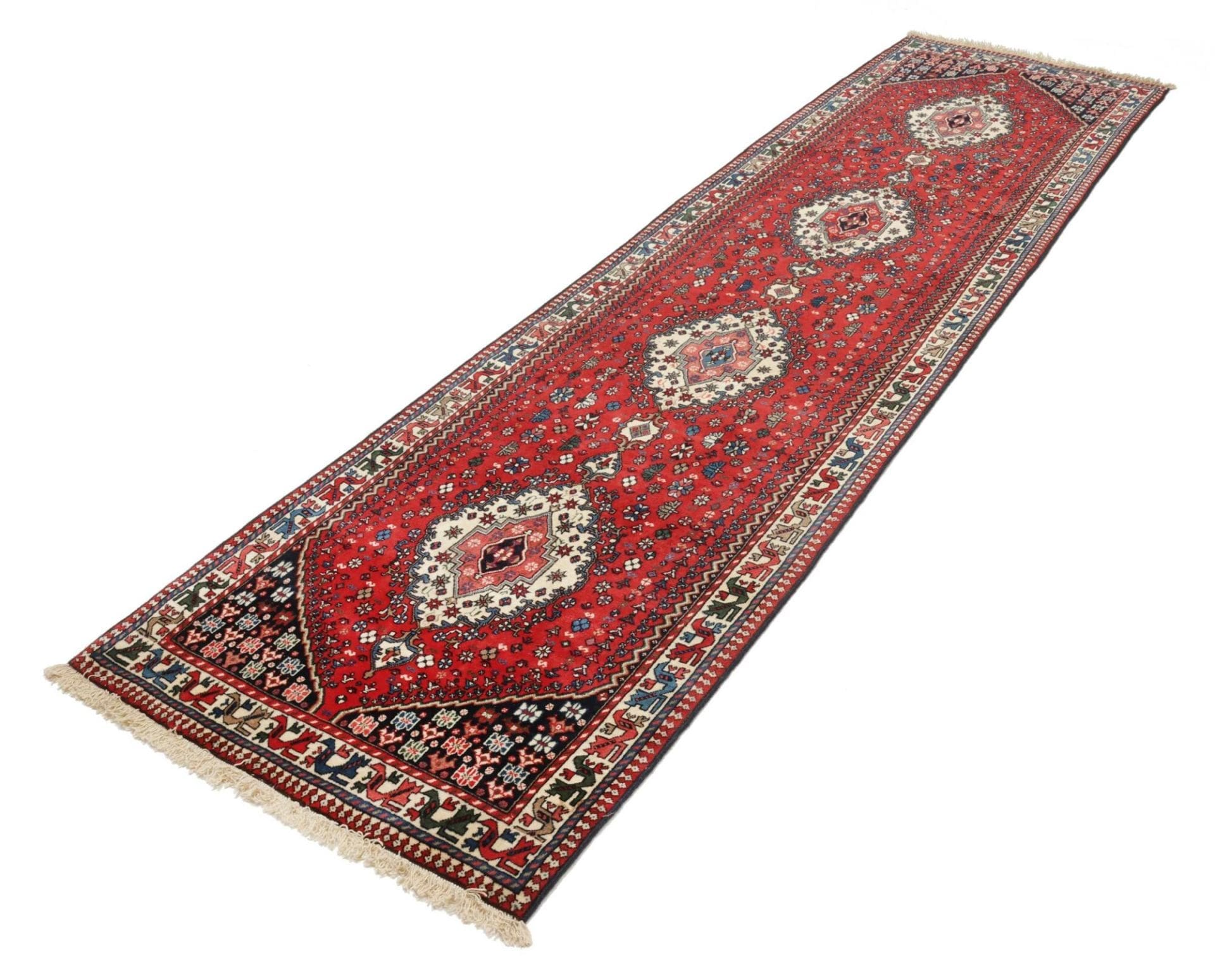 Persian Rug — hand-knotted, 86 × 308 cm, Wool