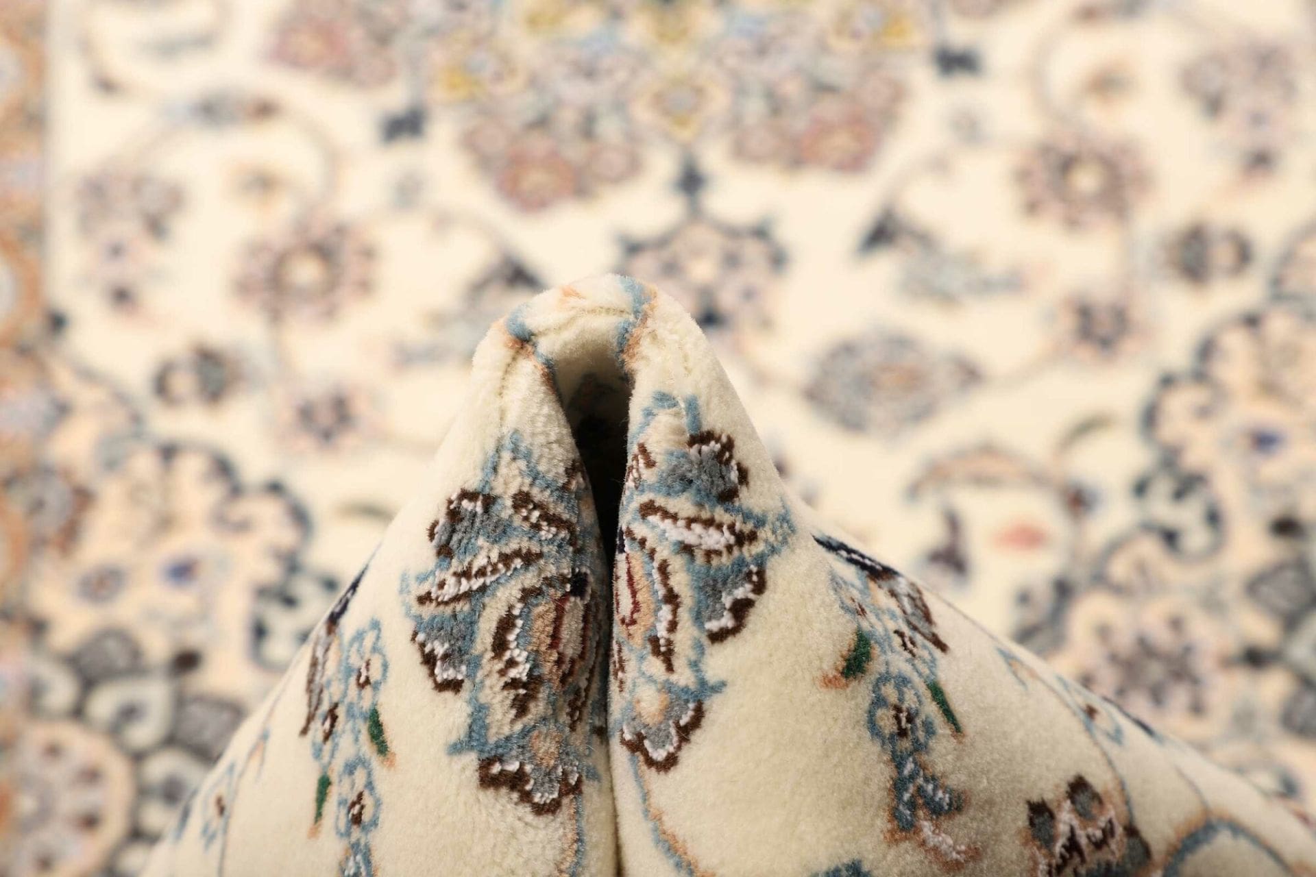 persischer-nain-teppich-72-x-386cm-florale-muster-handgeknupft-8 Nain Persian Rug 72 × 386 cm, Wool, hand-knotted