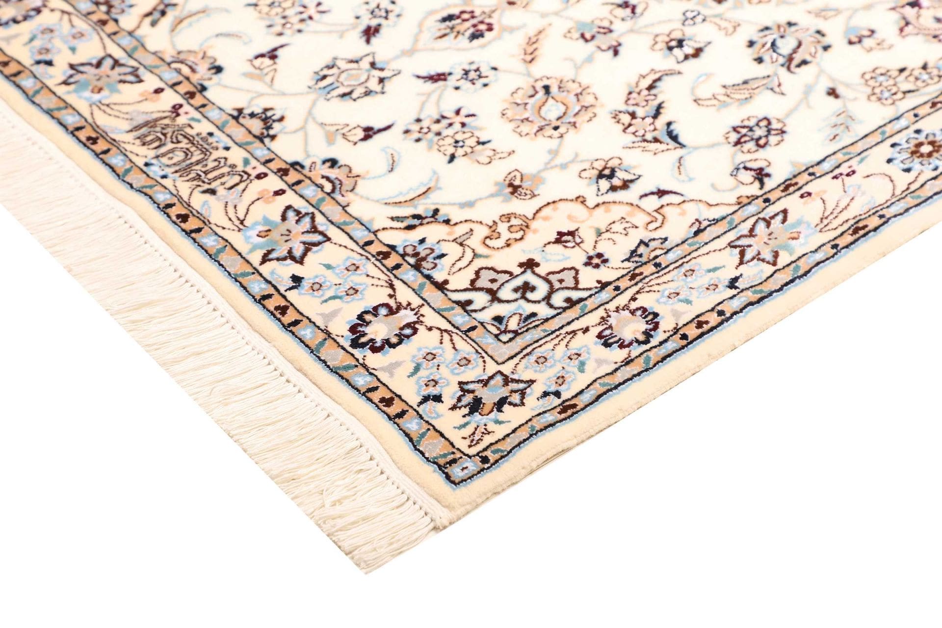 Hand-Knotted Wool Nain Persian Rug, 83 × 600 cm