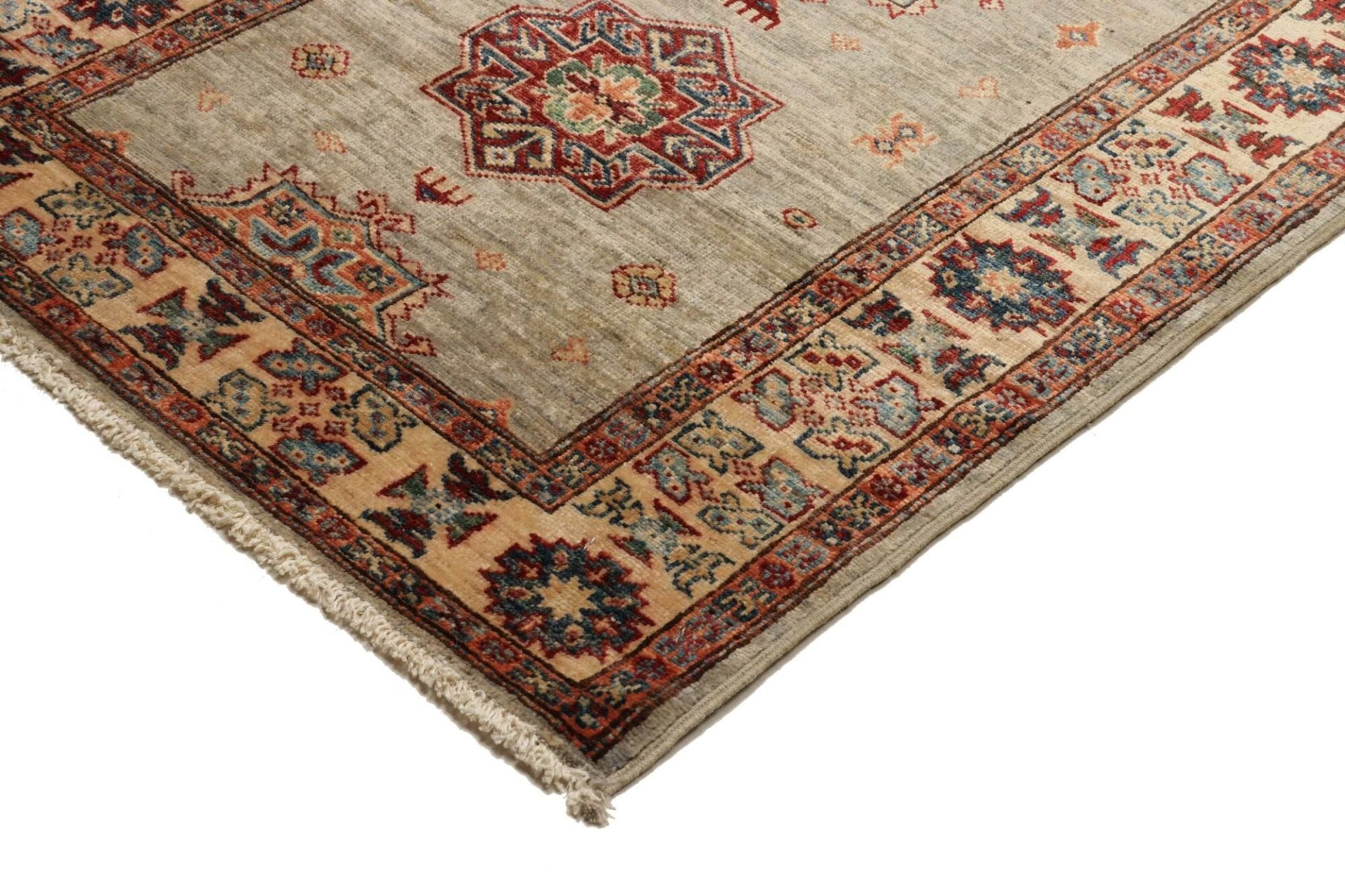 kazak-teppich-86-x-578cm-schurwolle-geometrische-muster-handgeknupft-4 Kazak Pakistani Rug — hand-knotted, 86 × 578 cm, Wool
