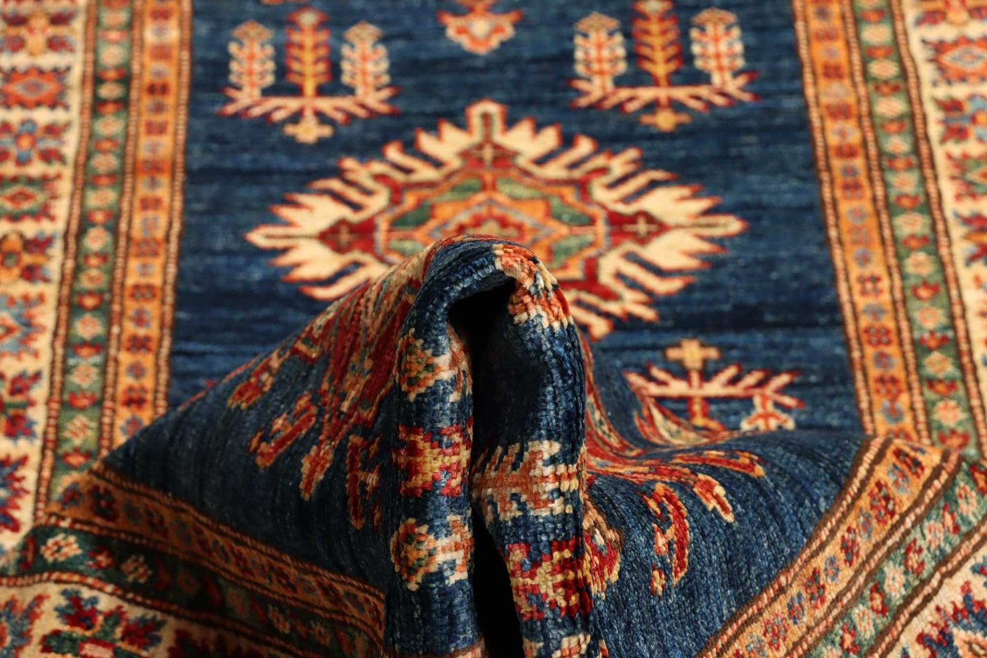 Kazak Pakistani Rug 86 × 386 cm, Wool, hand-knotted