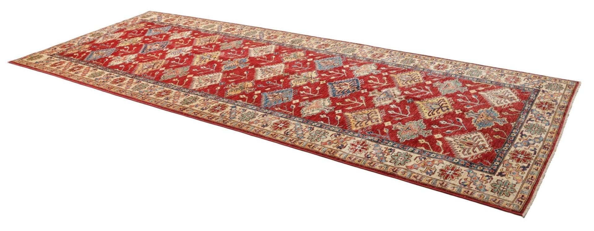 Kazak Pakistani Rug 157 × 389 cm, Wool, hand-knotted