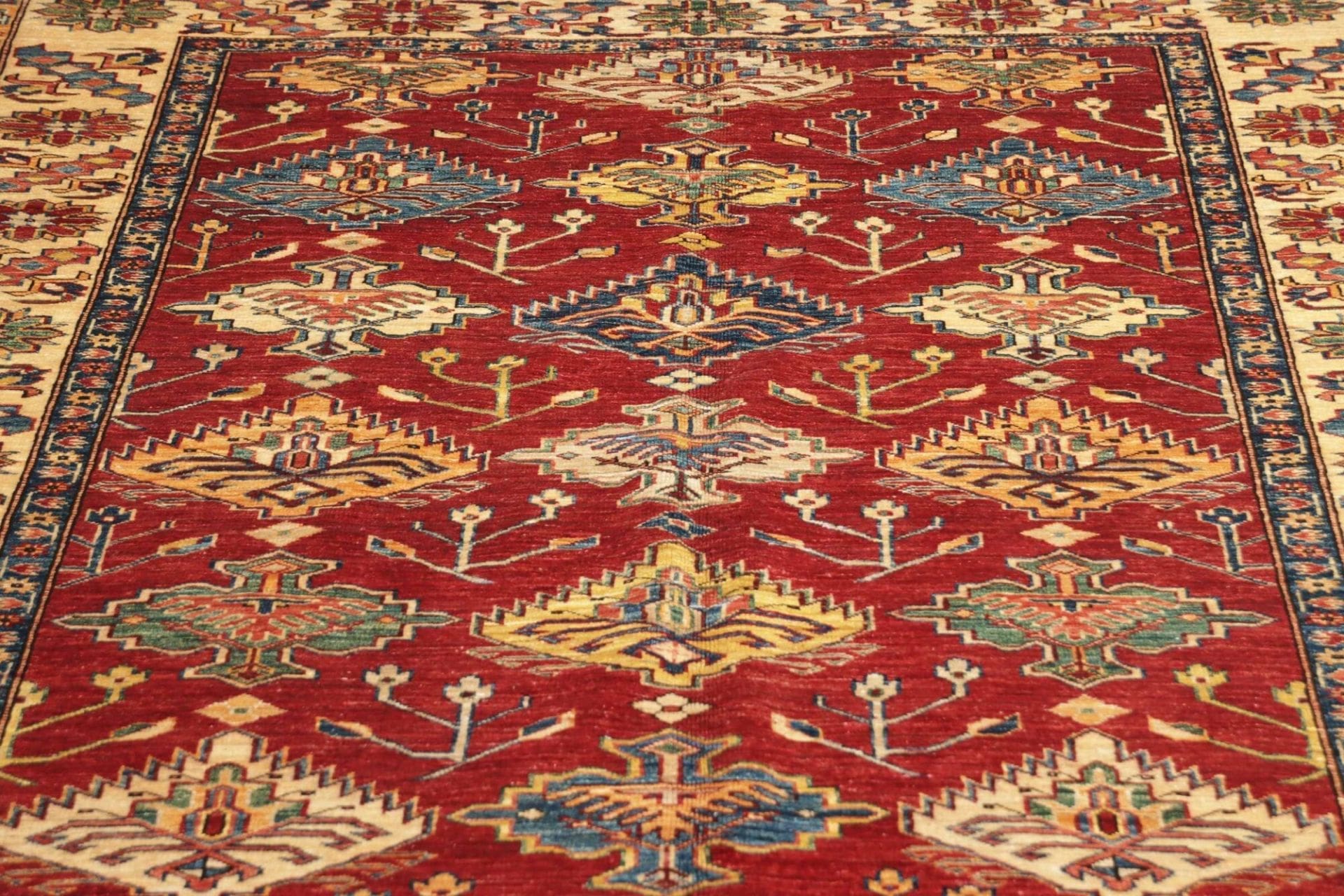 Kazak Pakistani Rug 157 × 389 cm, Wool, hand-knotted