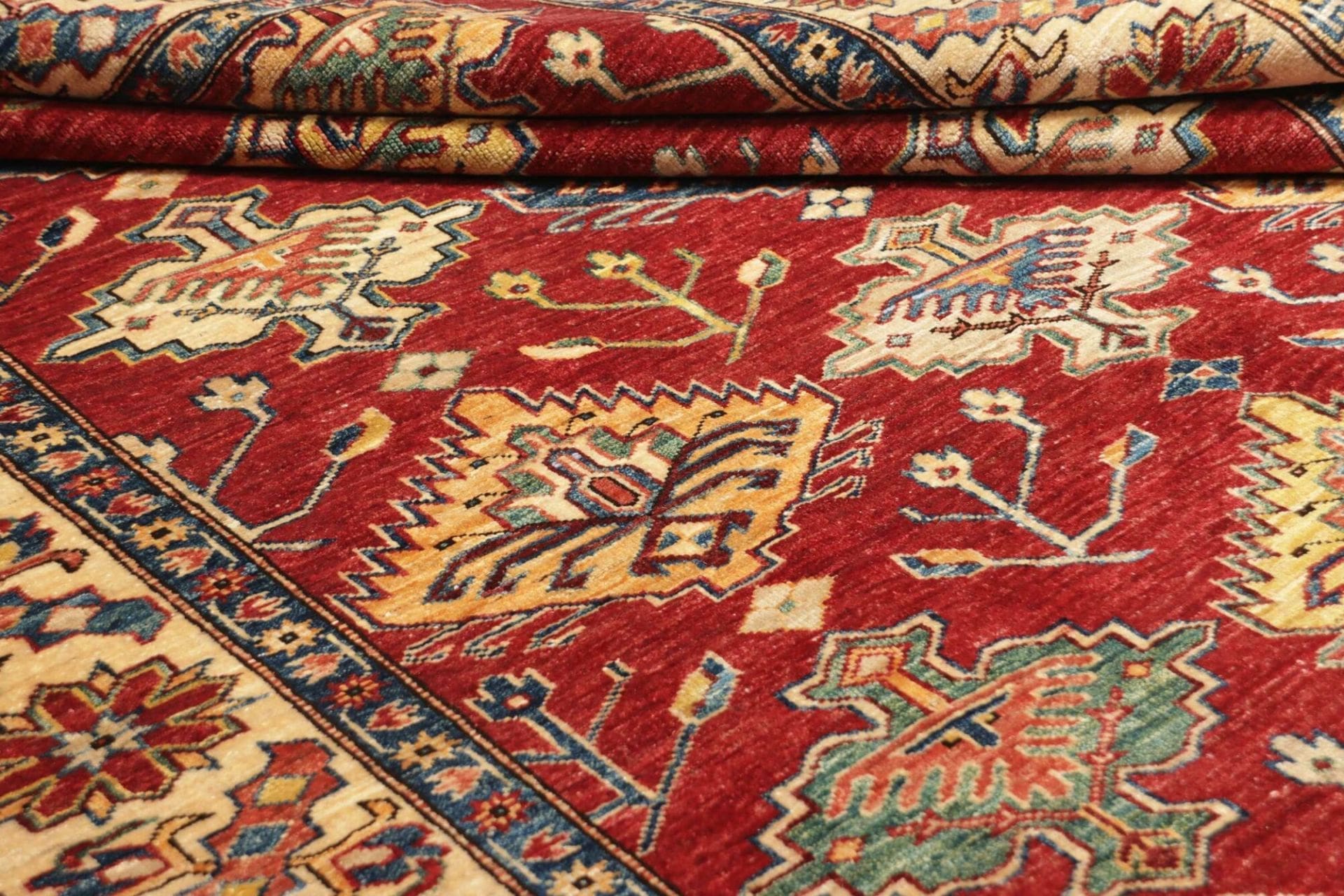 Kazak Pakistani Rug 157 × 389 cm, Wool, hand-knotted