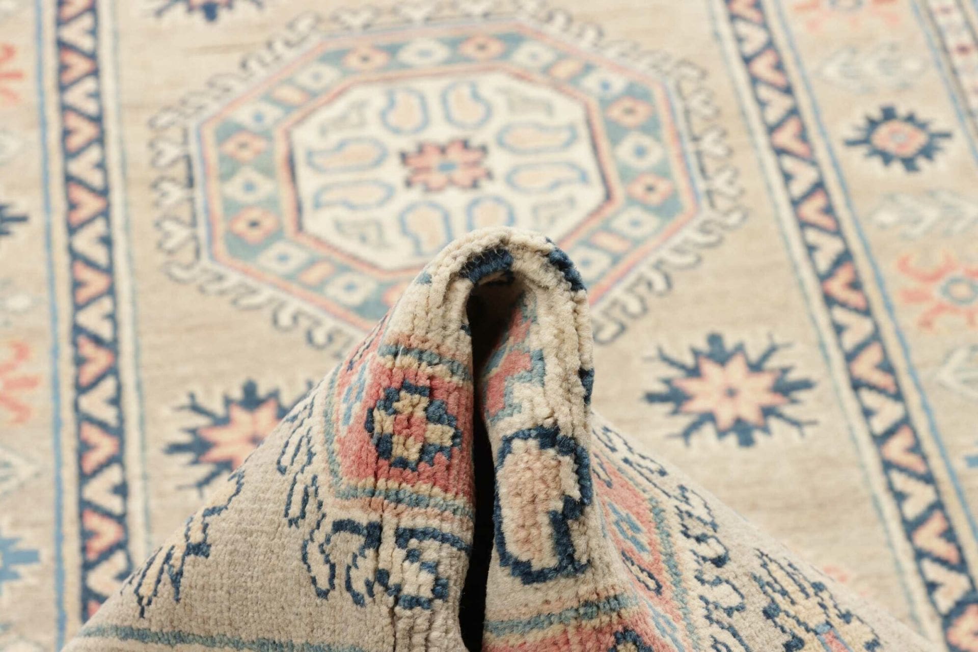 Kazak Pakistani Rug 86 × 388 cm, Wool, hand-knotted