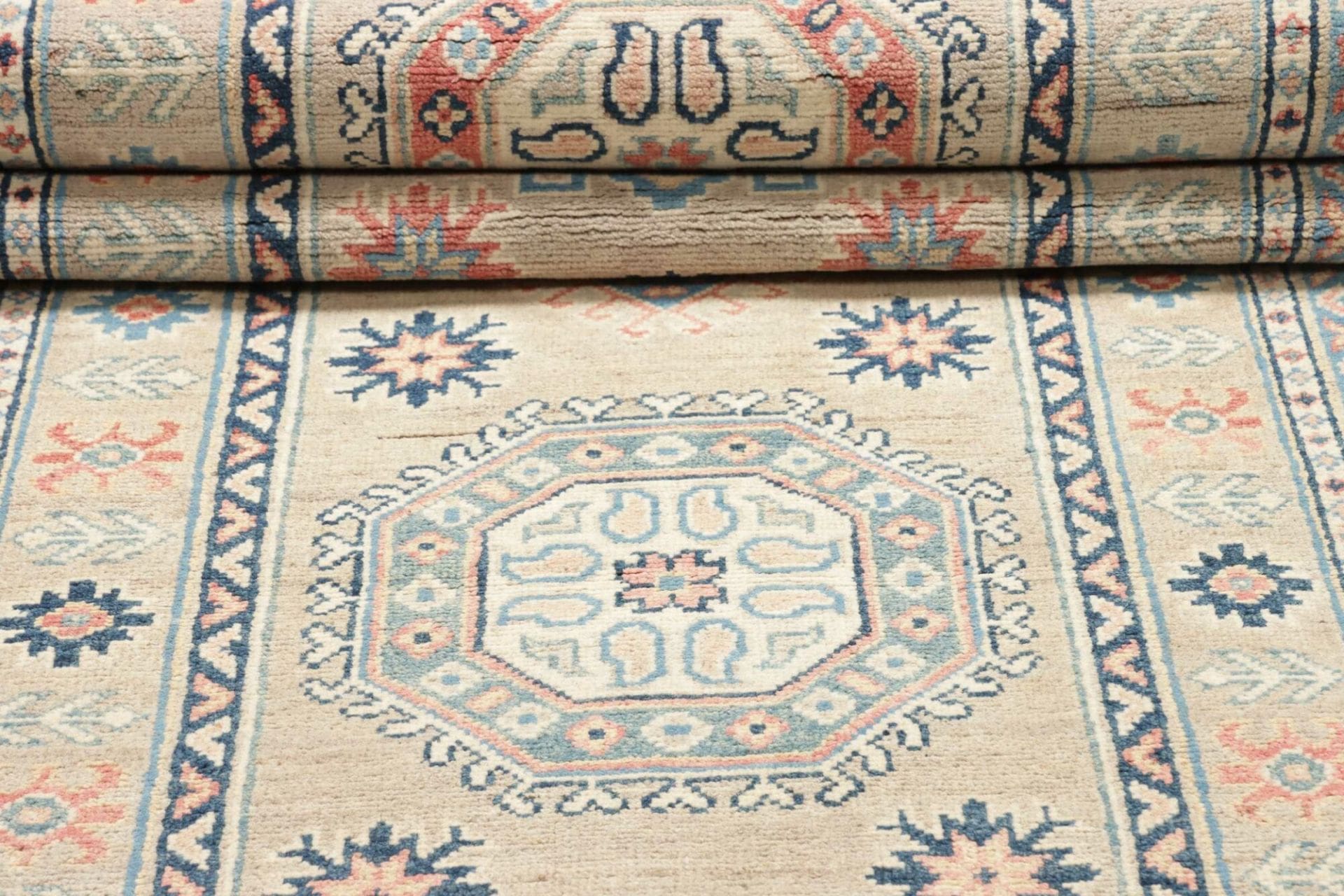 Kazak Pakistani Rug 86 × 388 cm, Wool, hand-knotted
