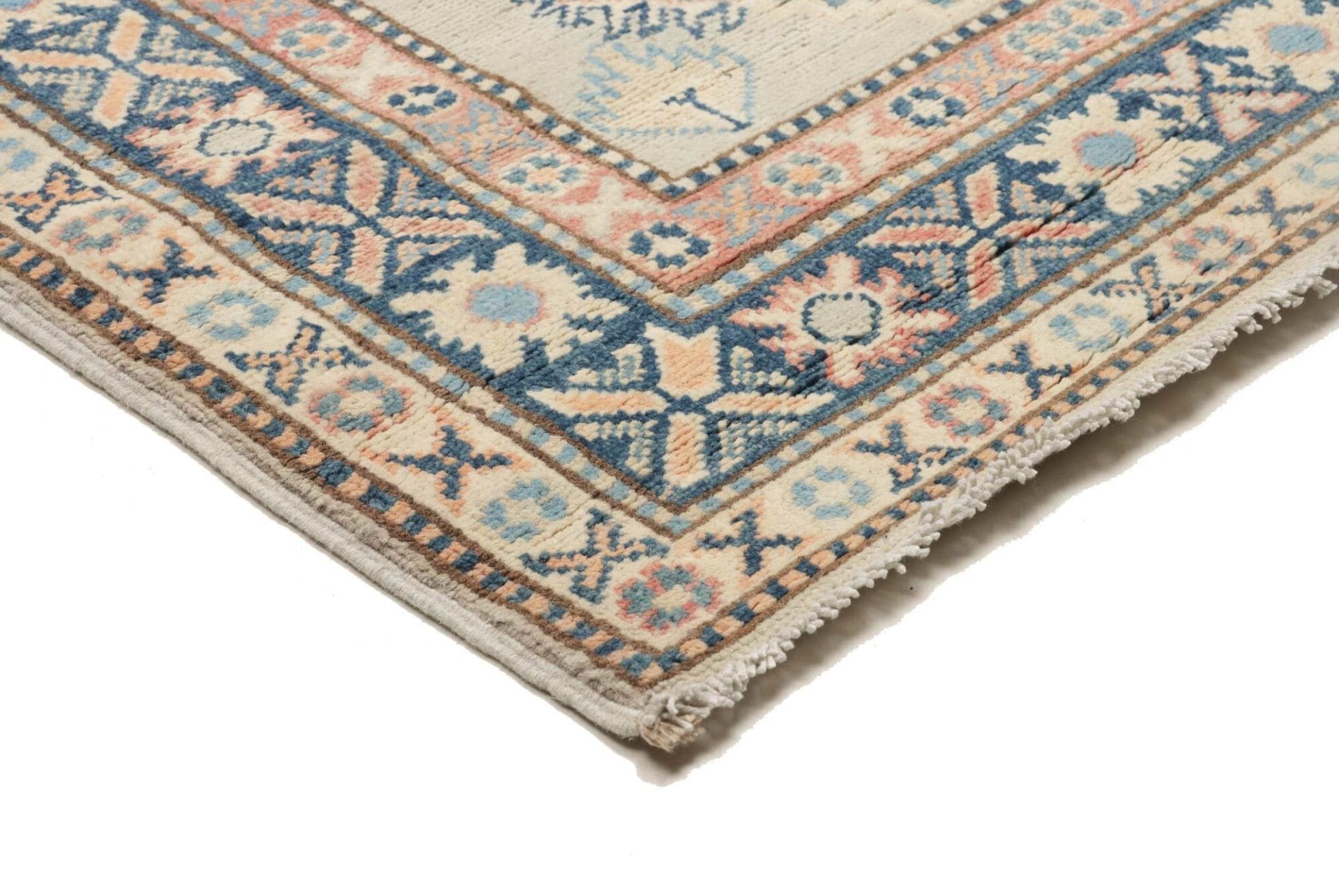 orientteppich-kazak-93-x-312-cm-handgeknupft-geometrisches-muster-4 Kazak Pakistani Rug 93 × 312 cm, Wool, hand-knotted