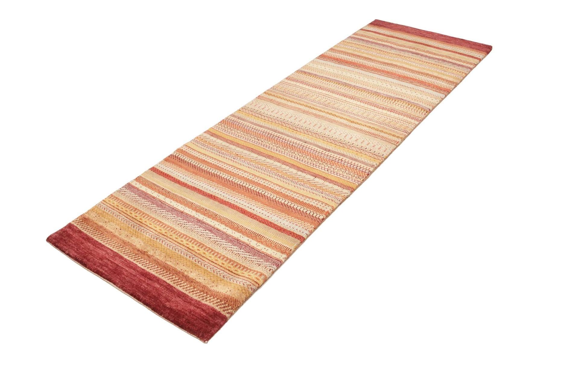Hand-Knotted Wool Loribaft Pakistani Rug, 80 × 246 cm