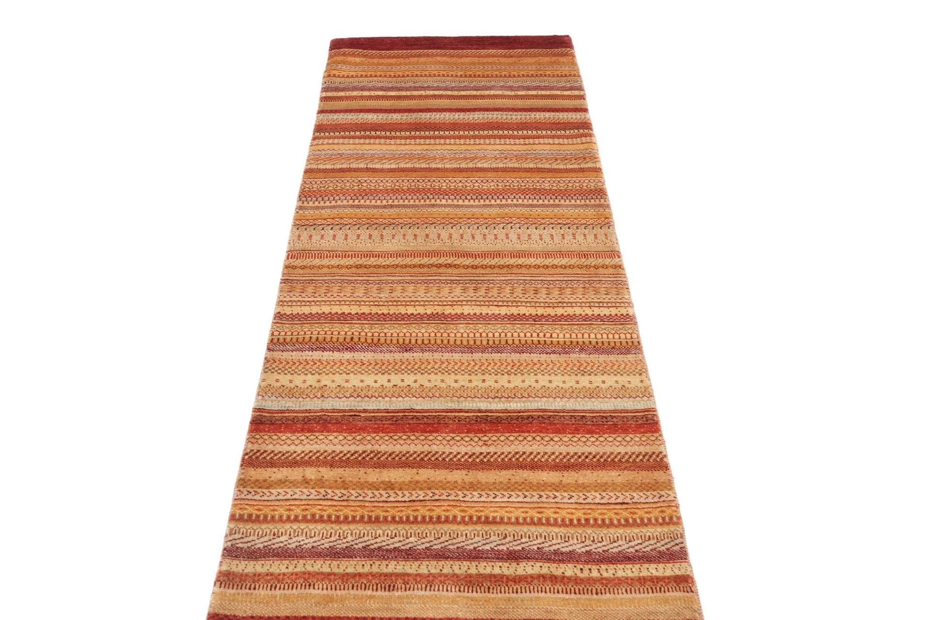 Hand-Knotted Wool Loribaft Pakistani Rug, 80 × 246 cm