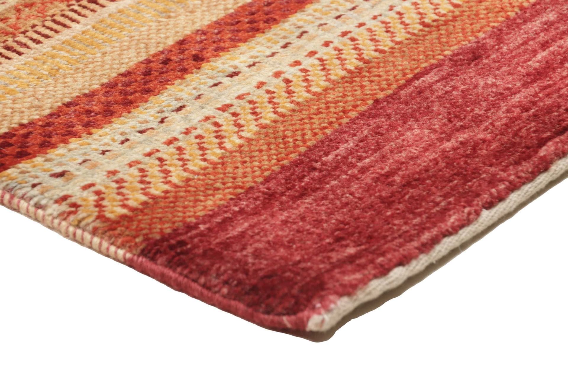 Hand-Knotted Wool Loribaft Pakistani Rug, 80 × 246 cm