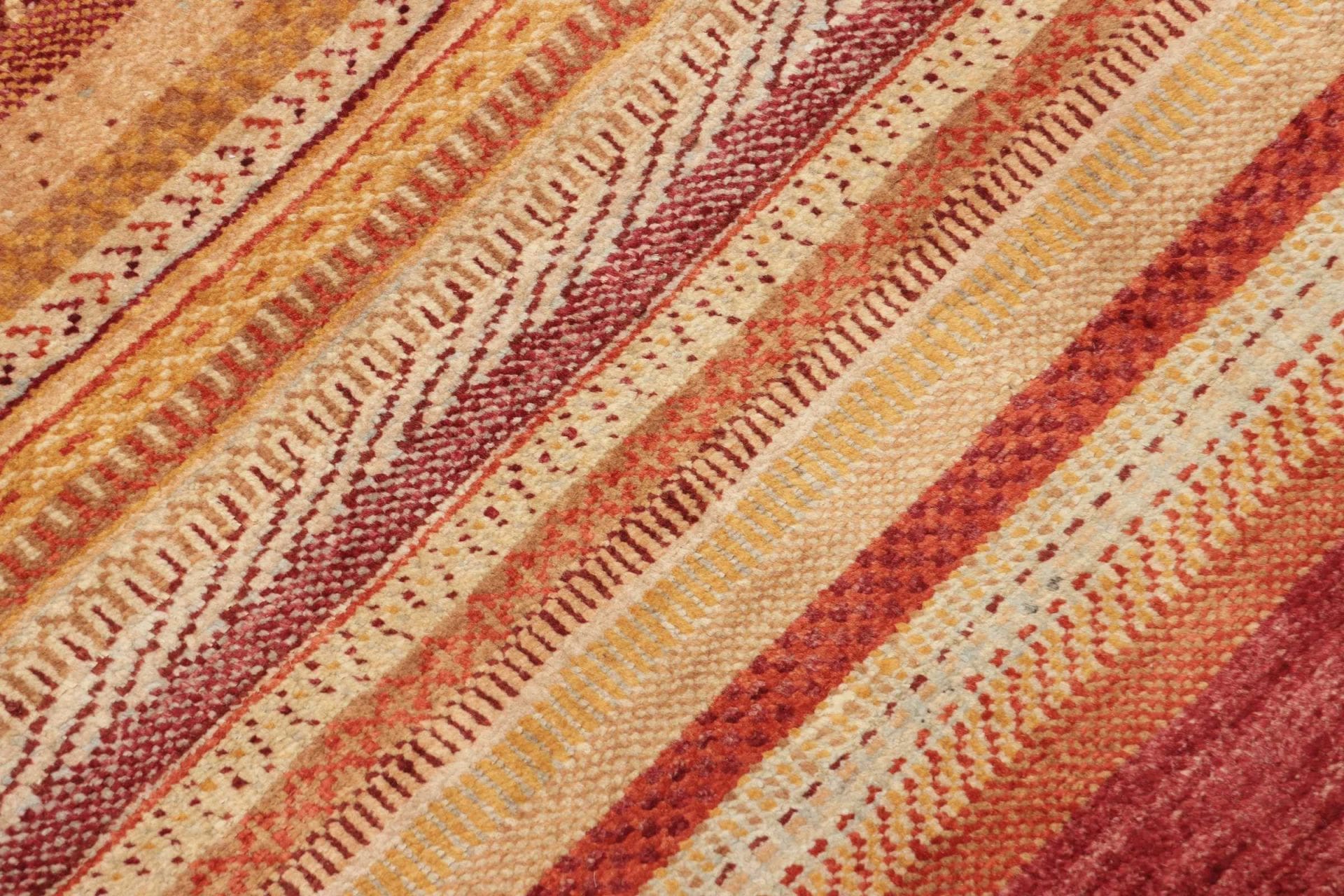 Hand-Knotted Wool Loribaft Pakistani Rug, 80 × 246 cm