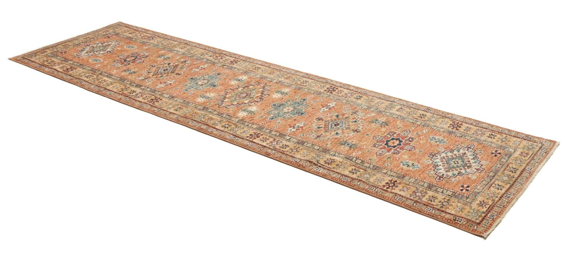 Kazak Pakistani Rug 81 × 297 cm, Wool, hand-knotted