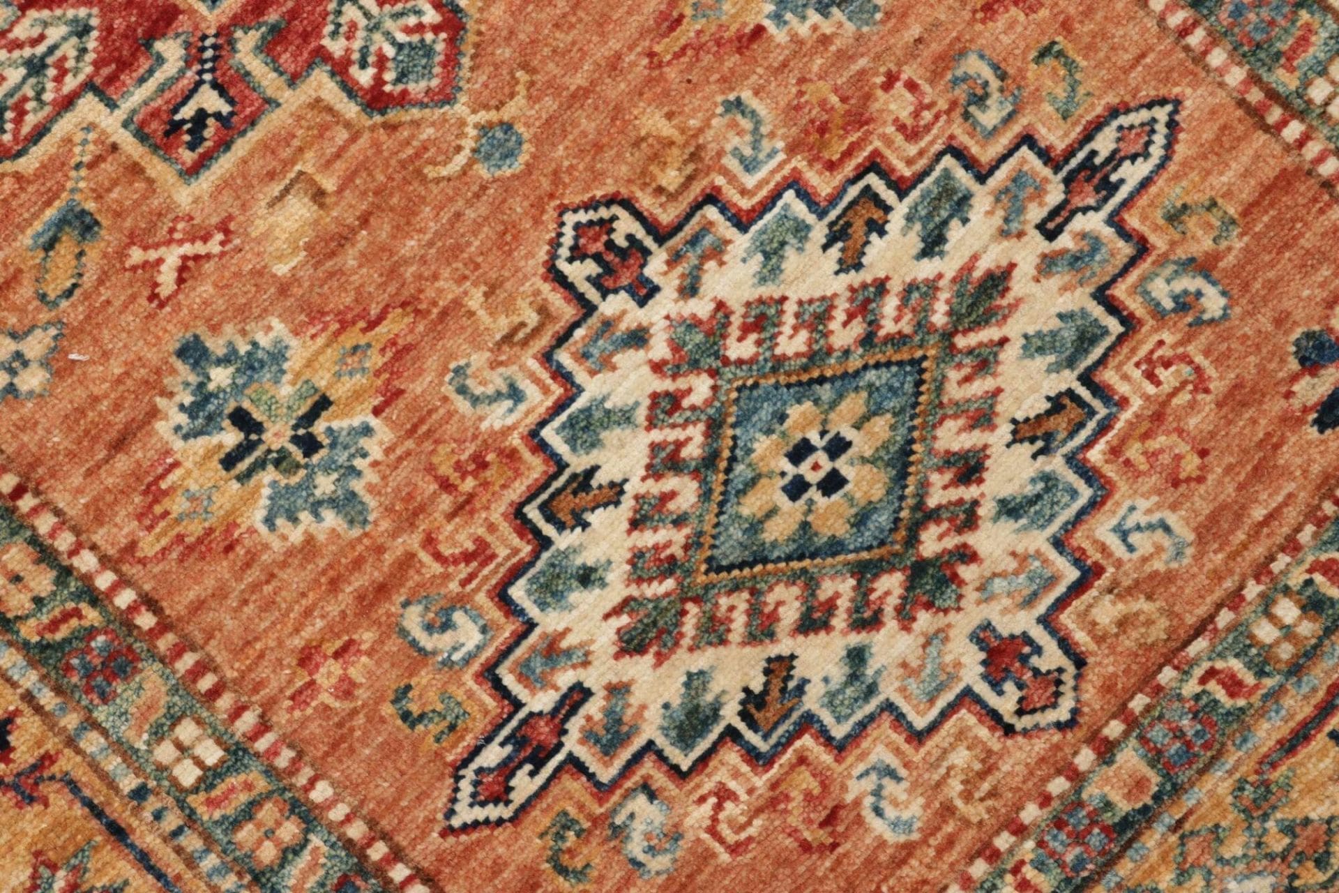 Kazak Pakistani Rug 81 × 297 cm, Wool, hand-knotted