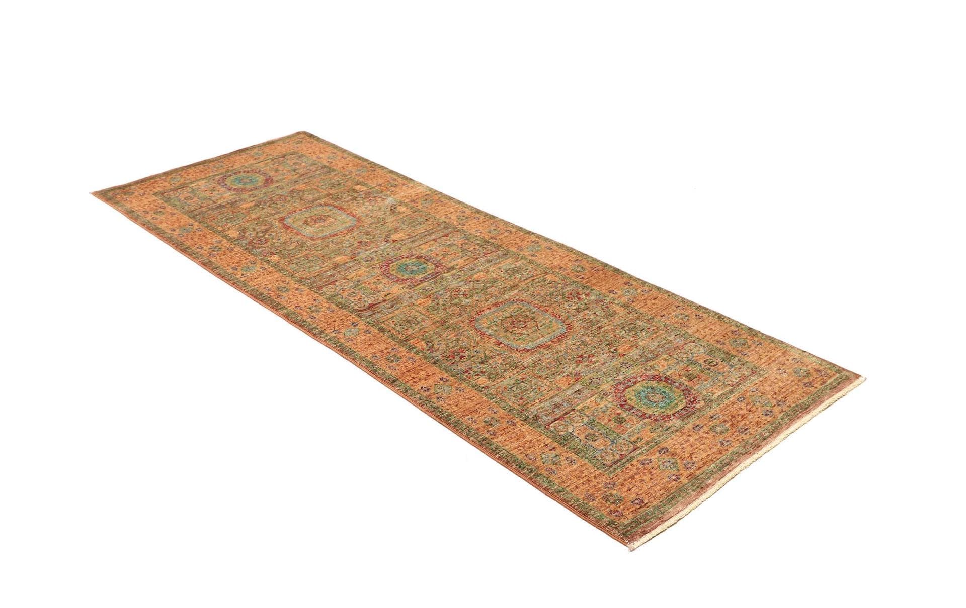 Mamluk Pakistani Rug — hand-knotted, 79 × 202 cm, Wool