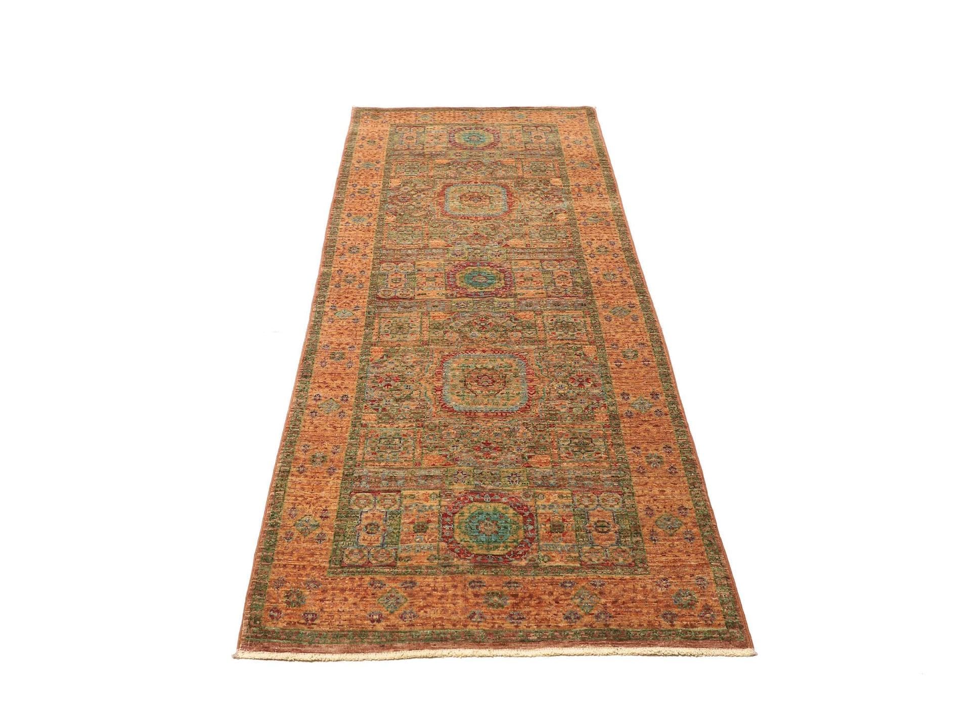 Mamluk Pakistani Rug — hand-knotted, 79 × 202 cm, Wool