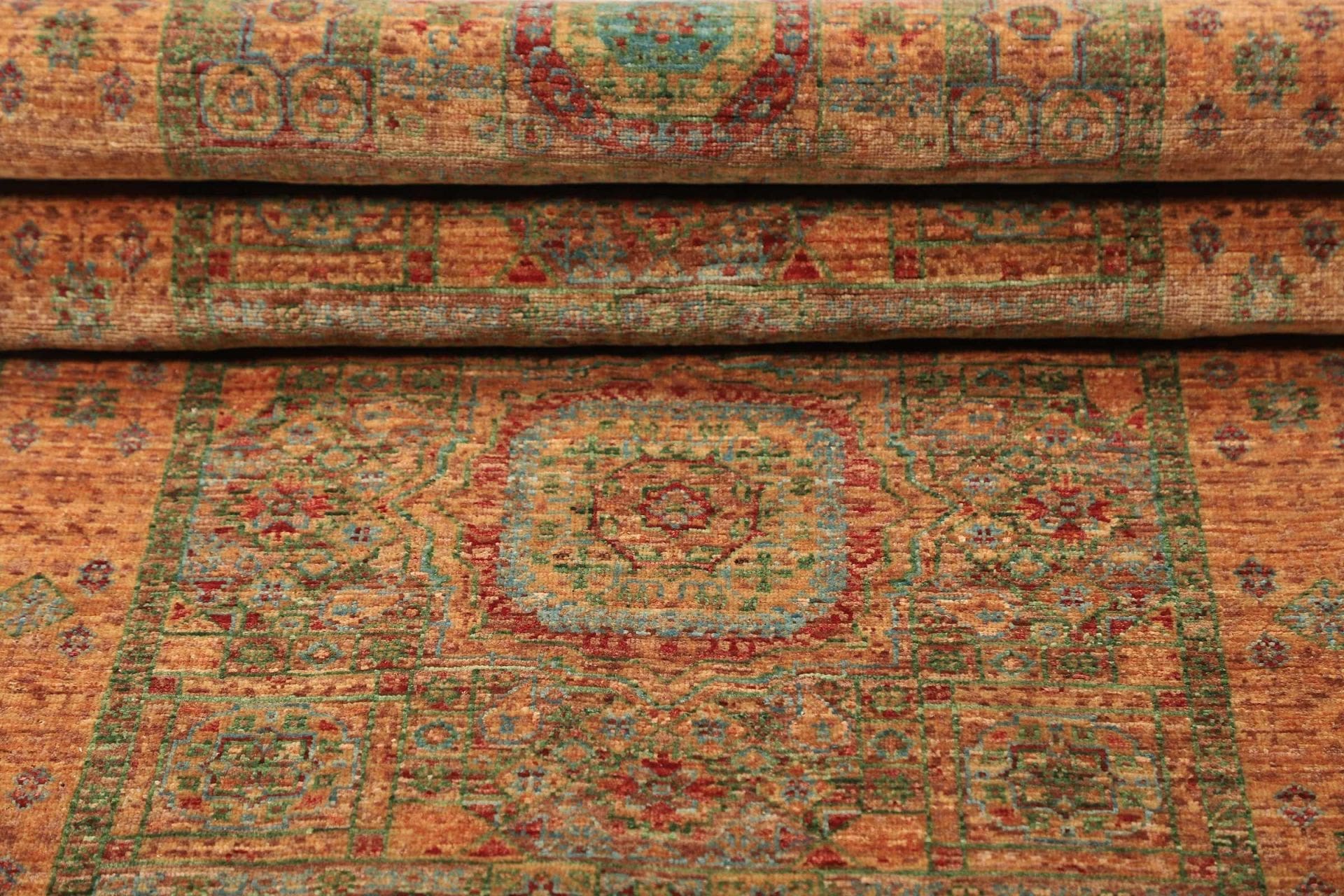 Mamluk Pakistani Rug — hand-knotted, 79 × 202 cm, Wool