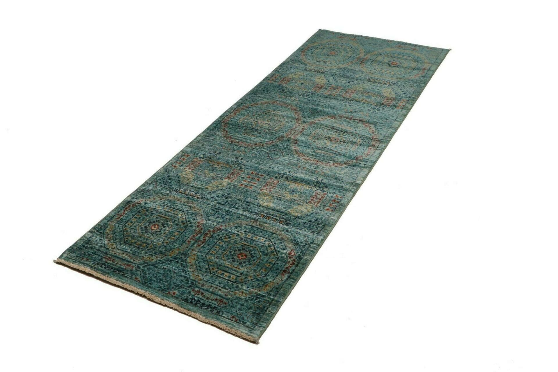 Mamluk Pakistani Rug — hand-knotted, 80 × 217 cm, Wool