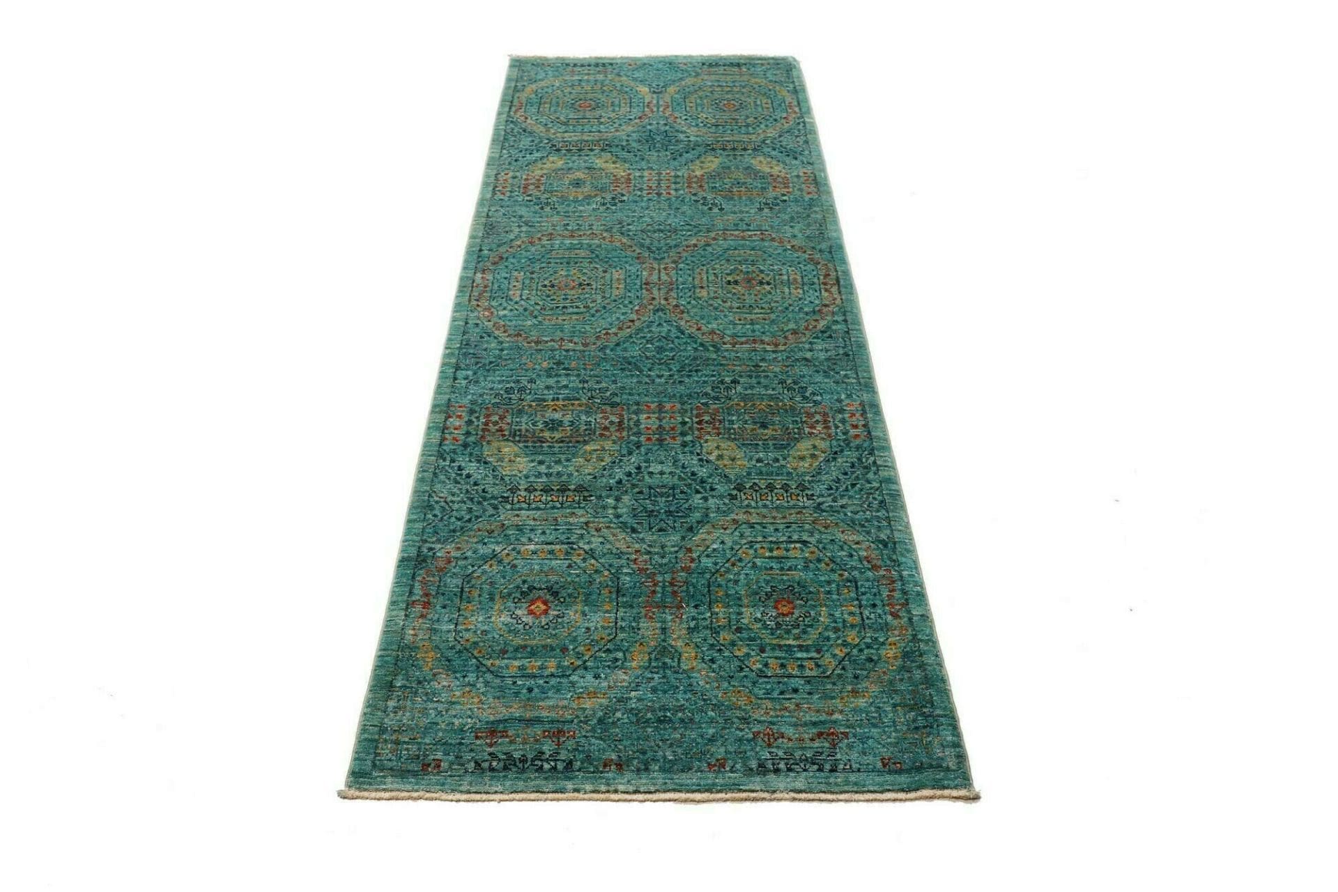 Mamluk Pakistani Rug — hand-knotted, 80 × 217 cm, Wool