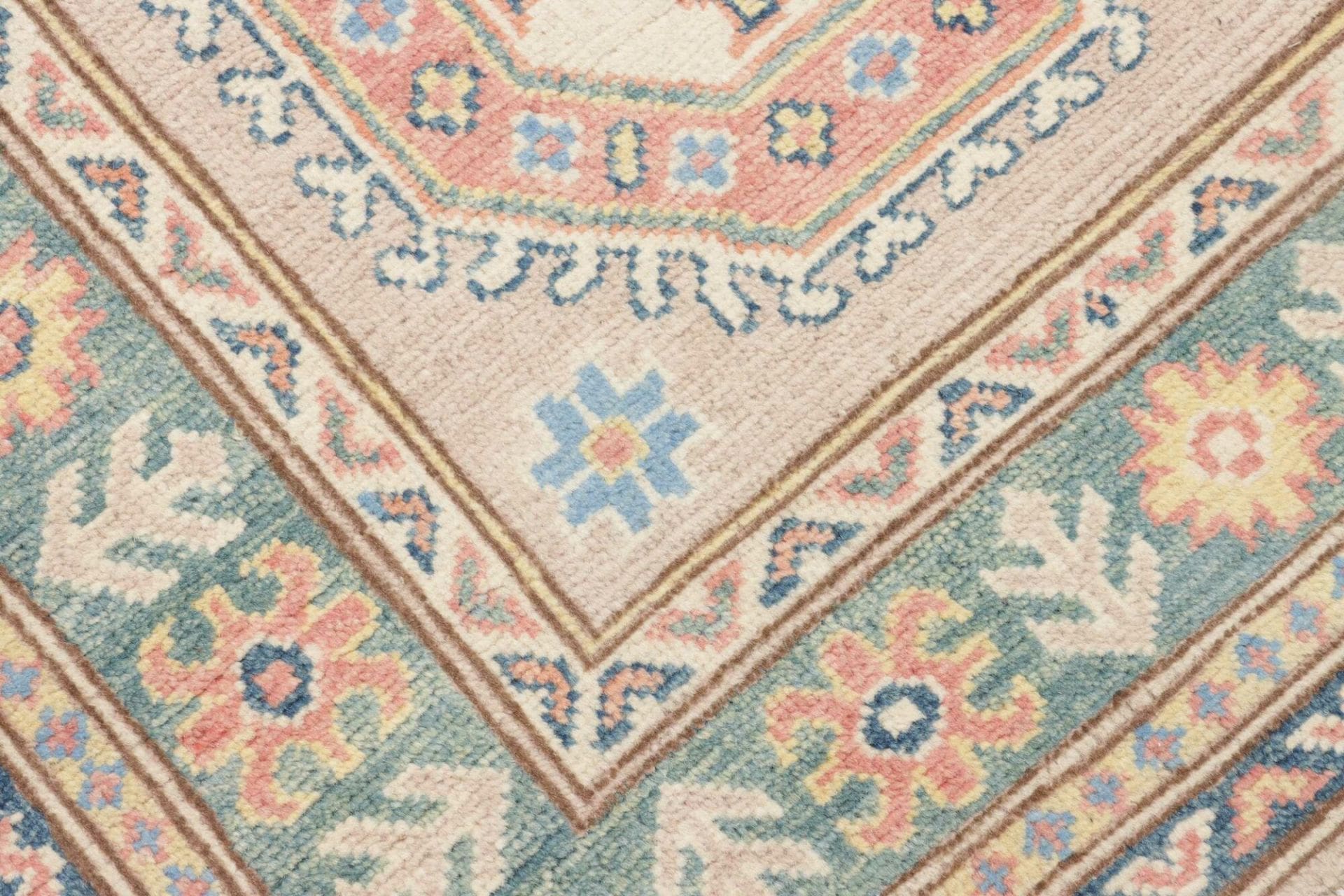 Kazak Pakistani Rug — hand-knotted, 85 × 295 cm, Wool
