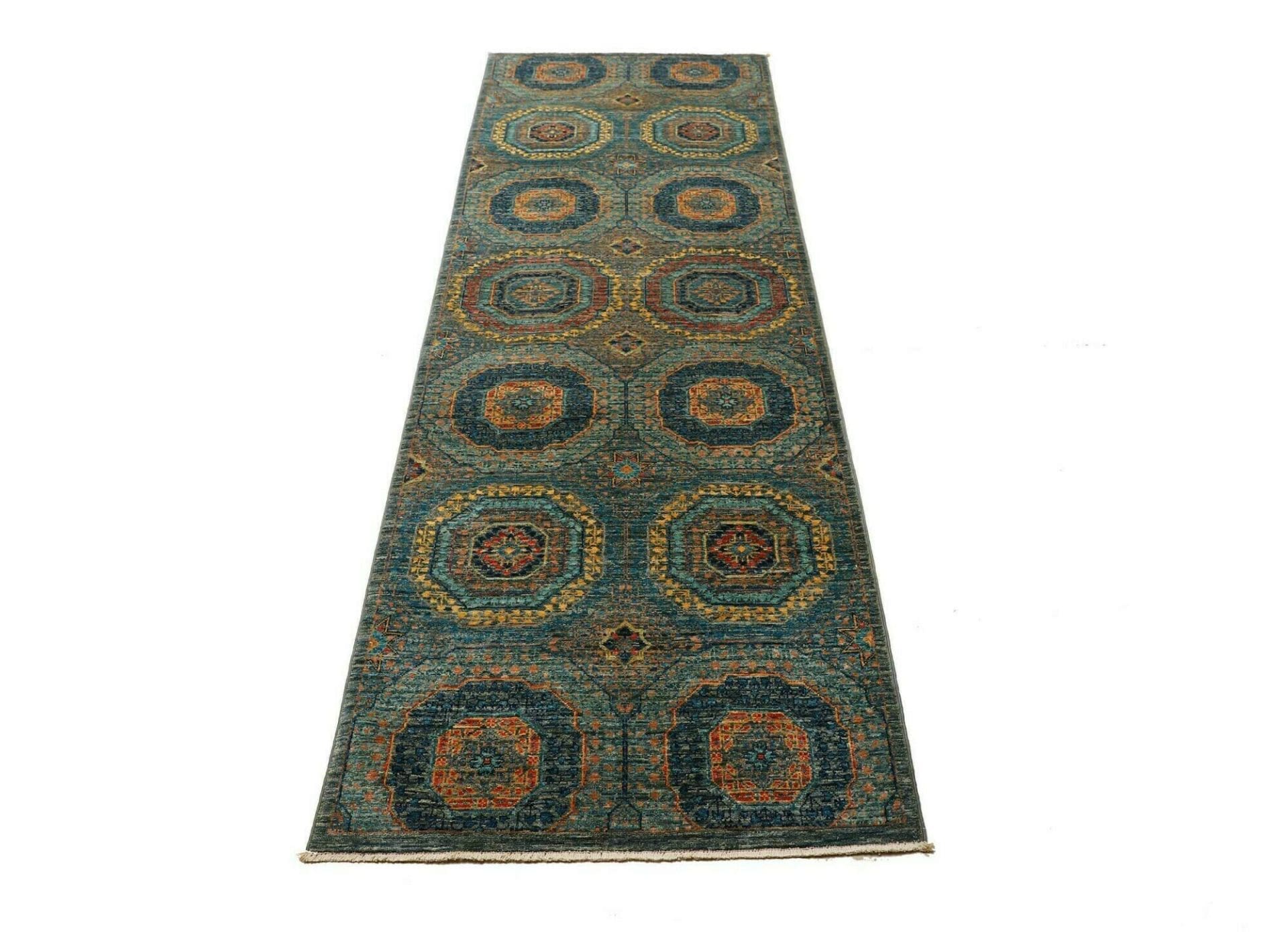Mamluk Pakistani Rug — hand-knotted, 83 × 255 cm, Wool