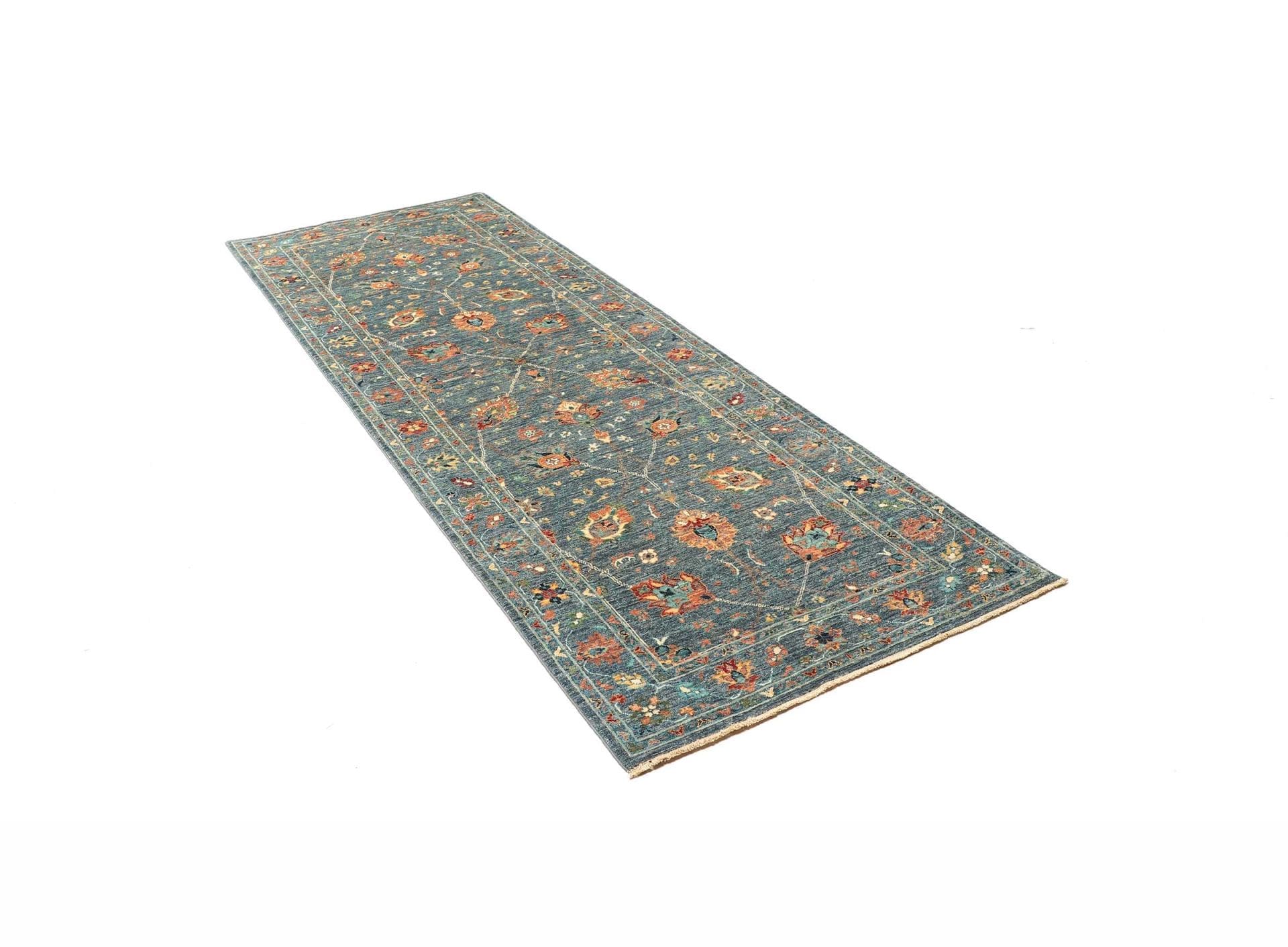 samarkand-orientteppich-93-x-252-cm-handgeknupft-schurwolle-2 Samarkand Pakistani Rug — hand-knotted, 93 × 252 cm, Wool