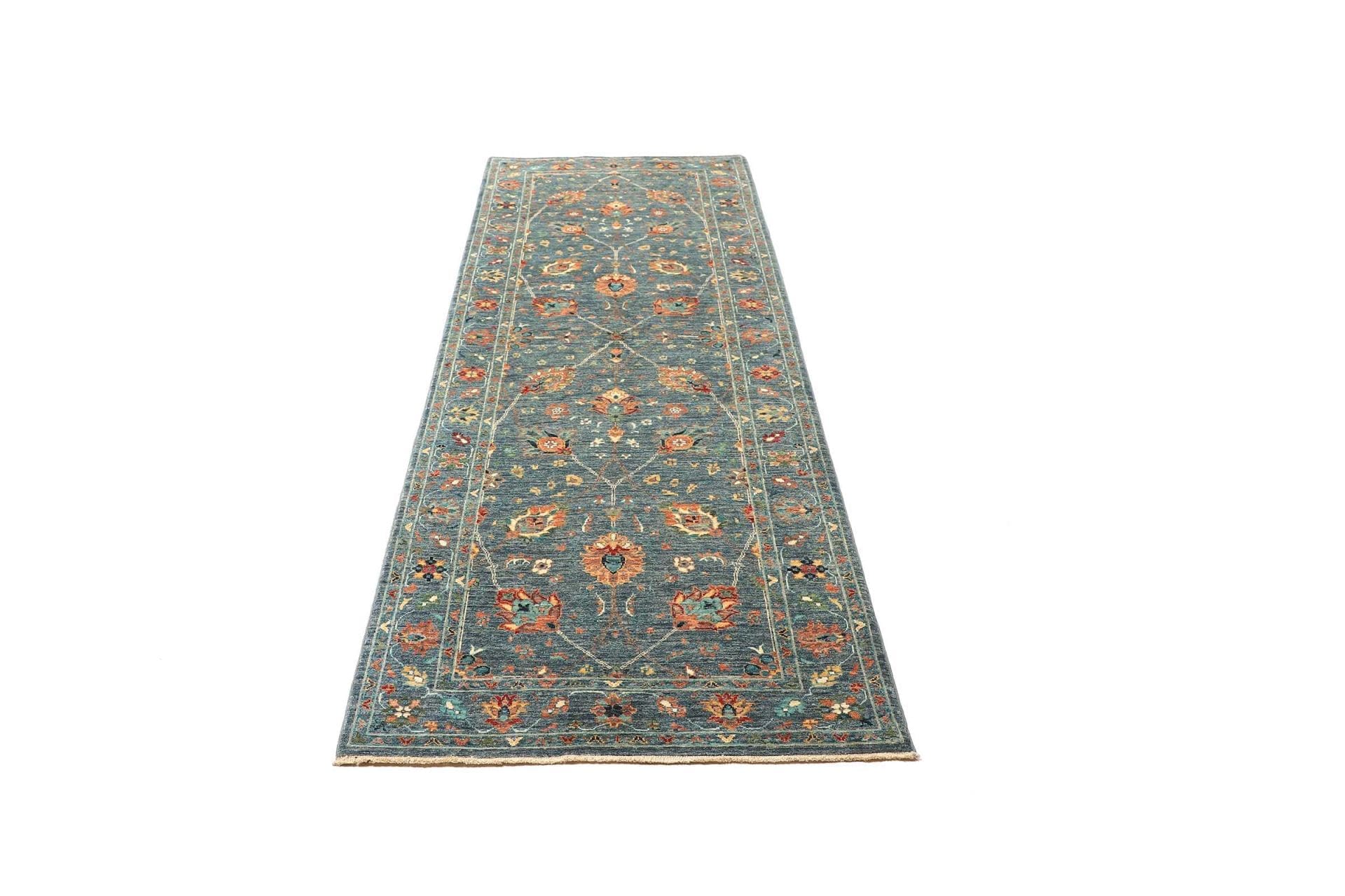 samarkand-orientteppich-93-x-252-cm-handgeknupft-schurwolle-3 Samarkand Pakistani Rug — hand-knotted, 93 × 252 cm, Wool