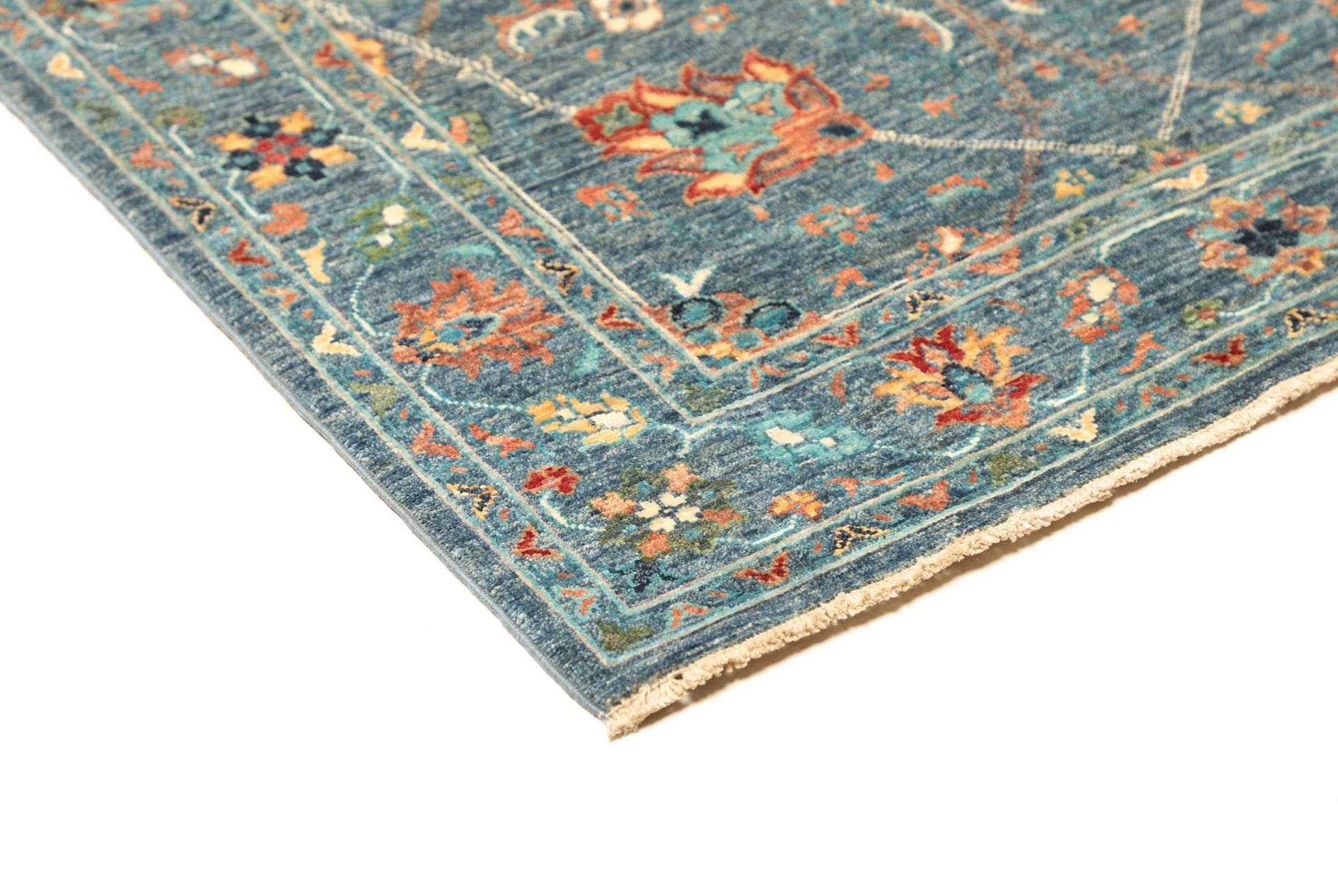 samarkand-orientteppich-93-x-252-cm-handgeknupft-schurwolle-4 Samarkand Pakistani Rug — hand-knotted, 93 × 252 cm, Wool