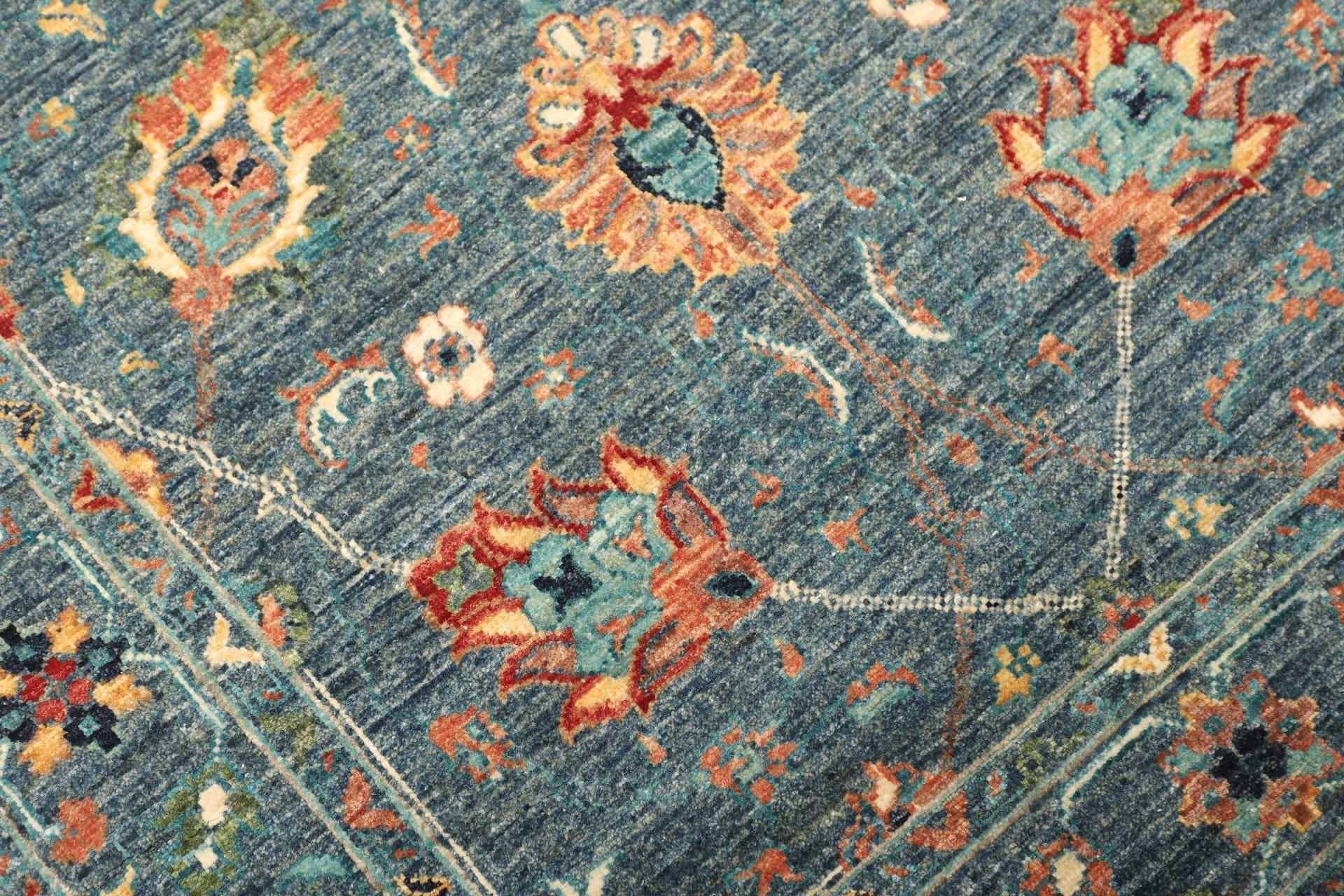 samarkand-orientteppich-93-x-252-cm-handgeknupft-schurwolle-5 Samarkand Pakistani Rug — hand-knotted, 93 × 252 cm, Wool