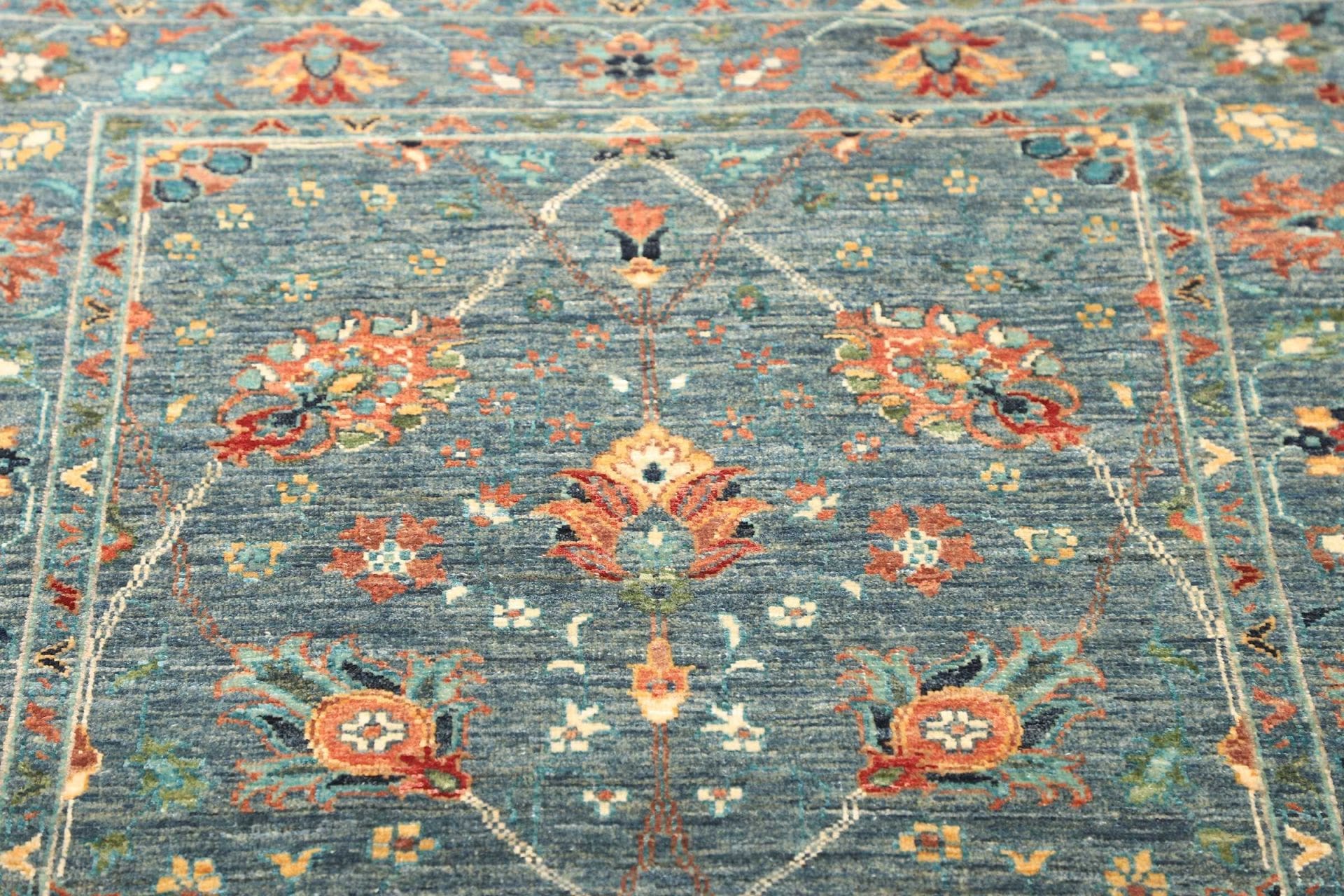 samarkand-orientteppich-93-x-252-cm-handgeknupft-schurwolle-6 Samarkand Pakistani Rug — hand-knotted, 93 × 252 cm, Wool