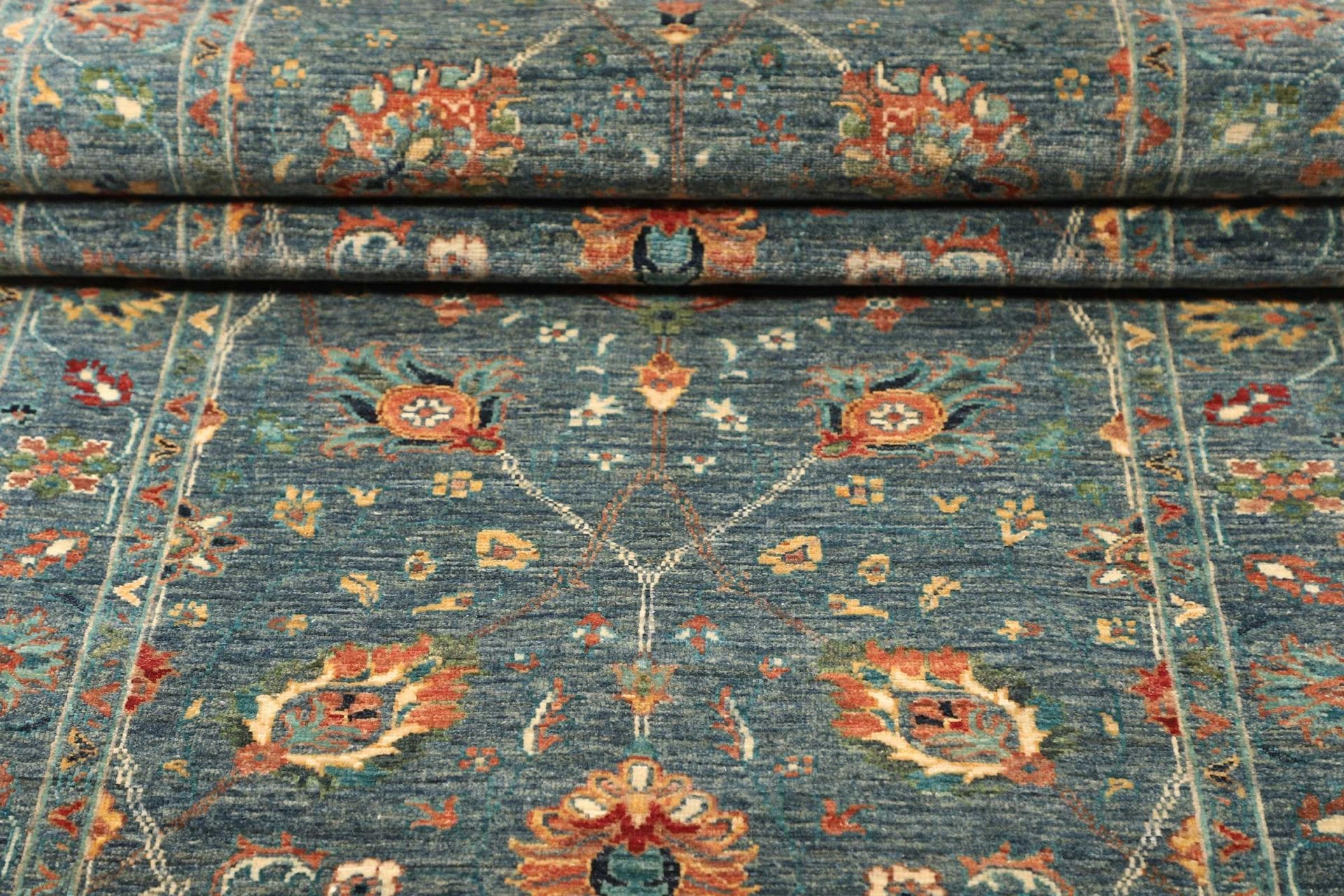samarkand-orientteppich-93-x-252-cm-handgeknupft-schurwolle-8 Samarkand Pakistani Rug — hand-knotted, 93 × 252 cm, Wool