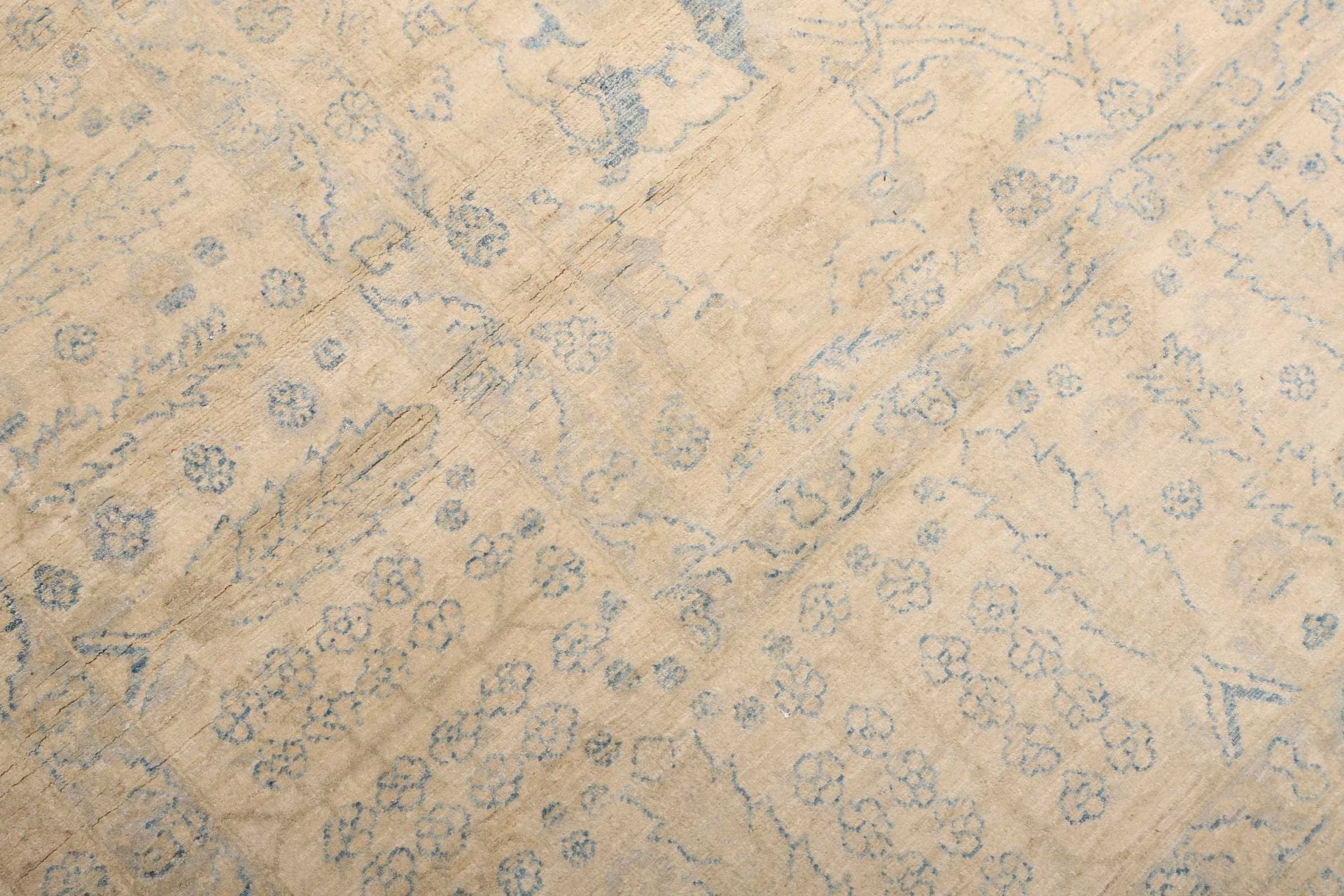 Hand-Knotted Wool Ziegler Pakistani Rug, 251 × 293 cm