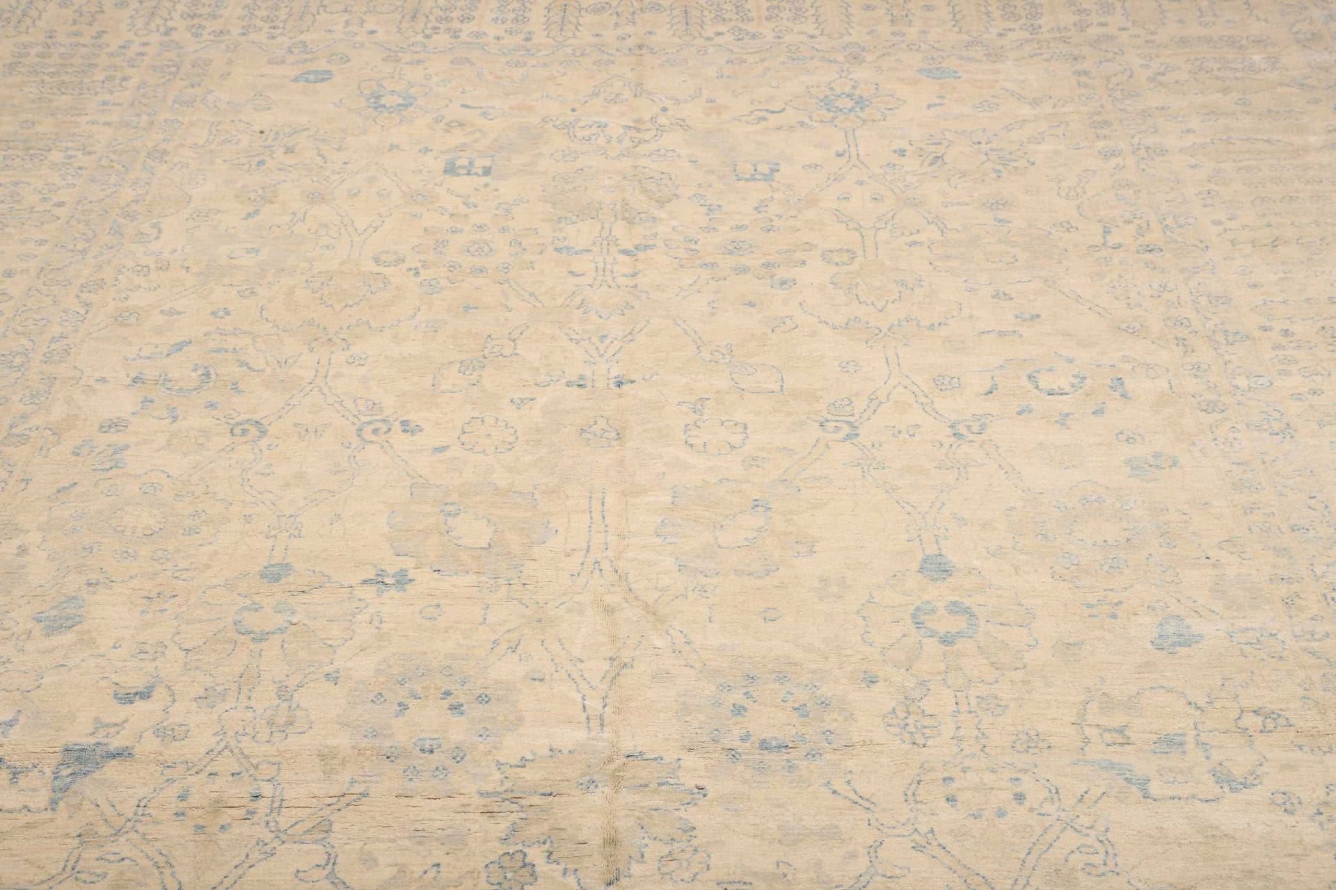 Hand-Knotted Wool Ziegler Pakistani Rug, 251 × 293 cm