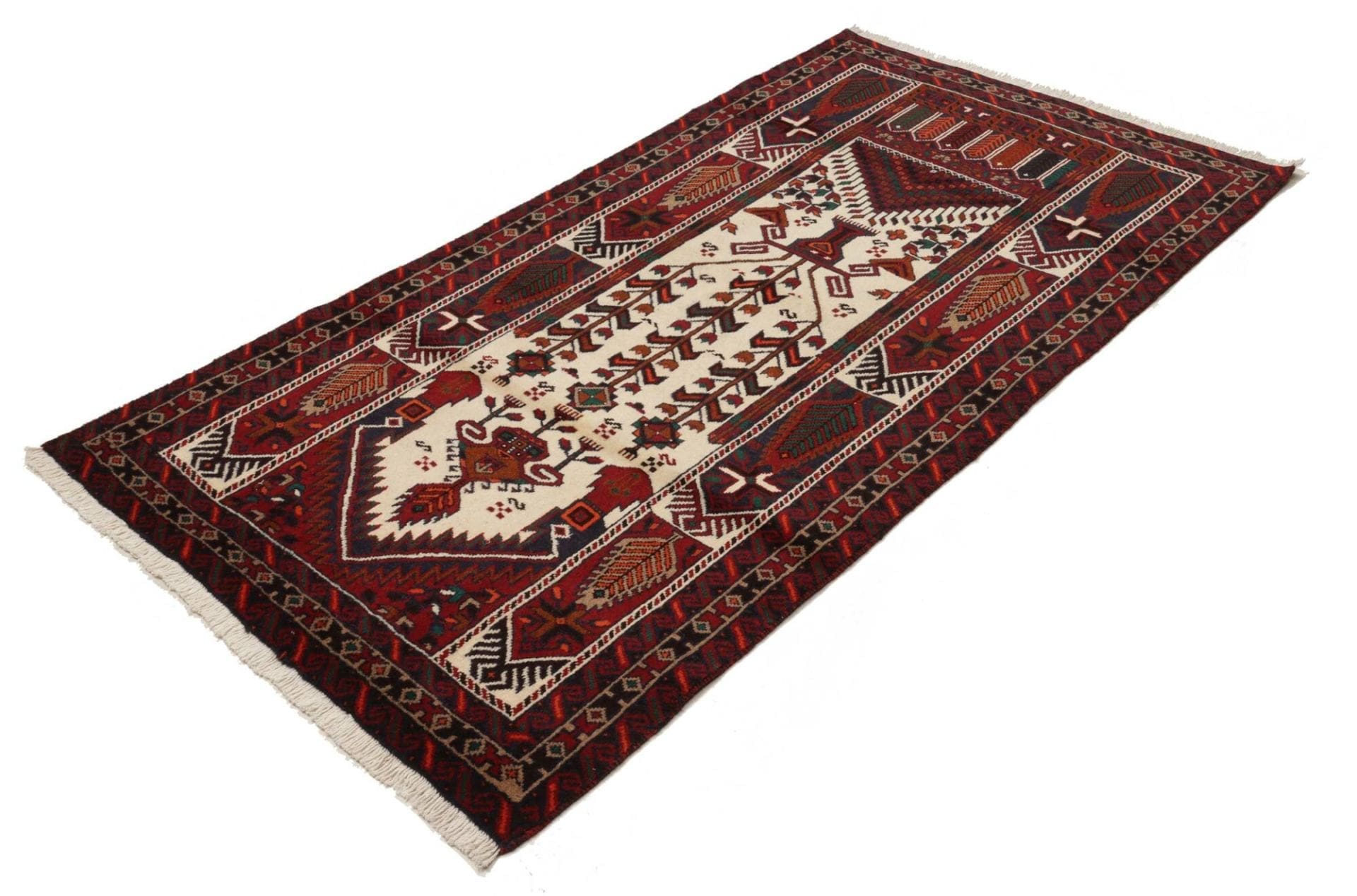 Nain Persian Rug — hand-knotted, 104 × 191 cm, Wool
