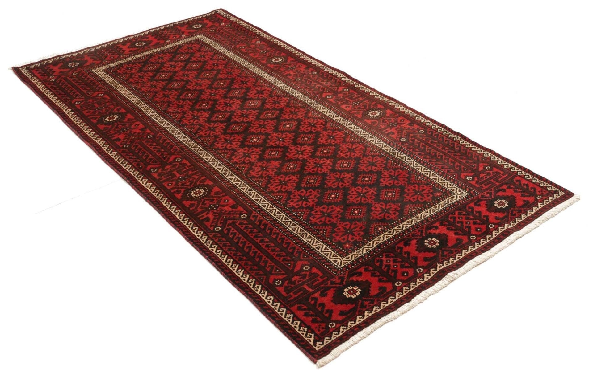 Nain Persian Rug 112 × 211 cm, Wool, hand-knotted