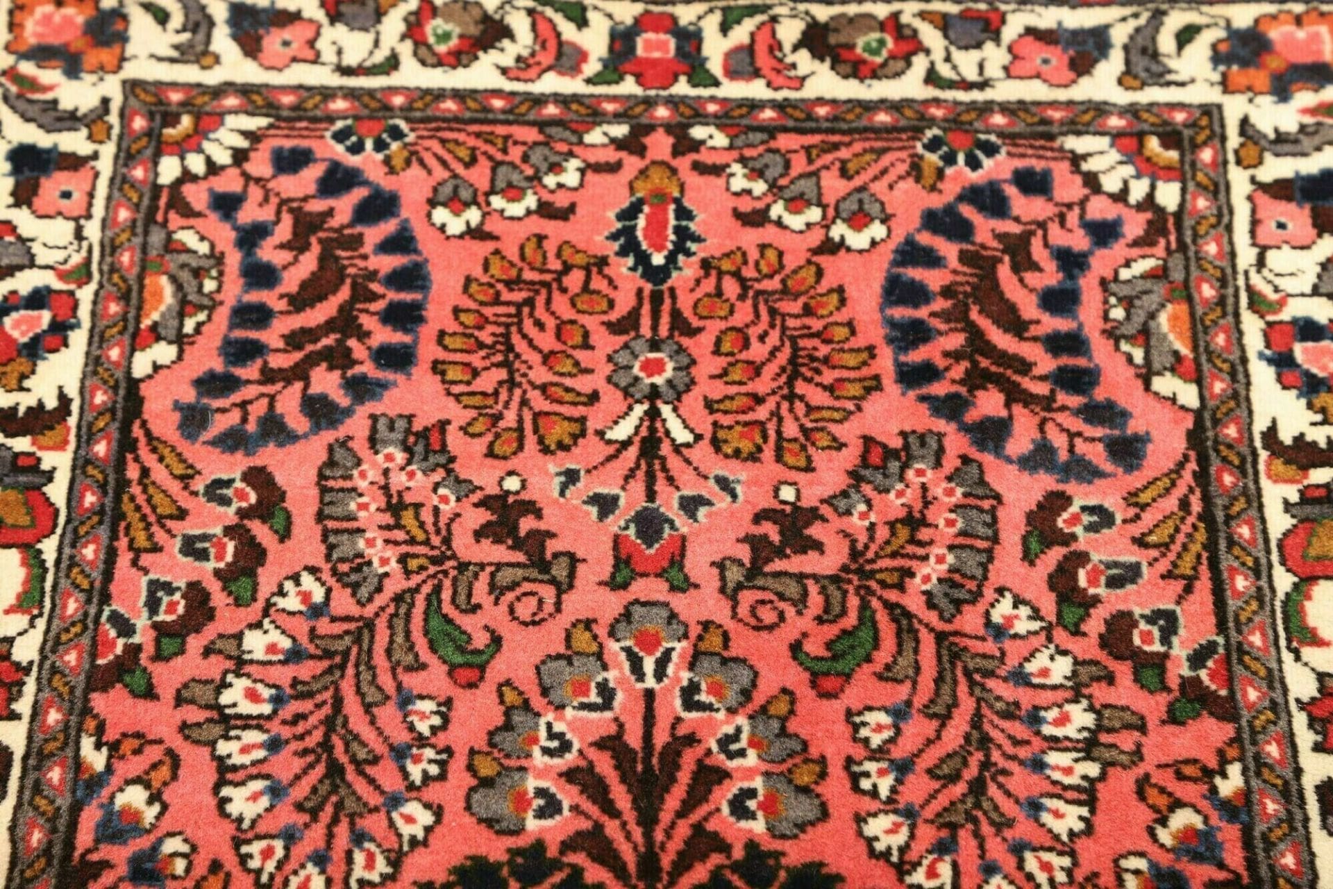 orientteppich-hamadan-73-x-137cm-schurwolle-geometrisches-muster-handgeknupft-6 Hamadan Persian Rug — hand-knotted, 73 × 137 cm, Wool