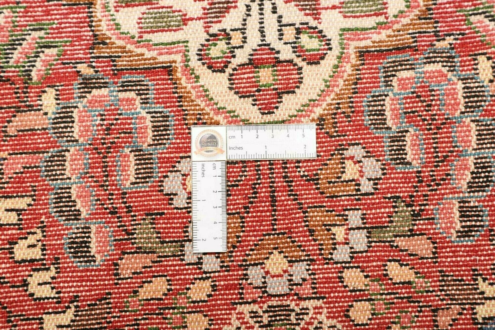 orientteppich-hamadan-73-x-137cm-schurwolle-geometrisches-muster-handgeknupft-8 Hamadan Persian Rug — hand-knotted, 73 × 137 cm, Wool