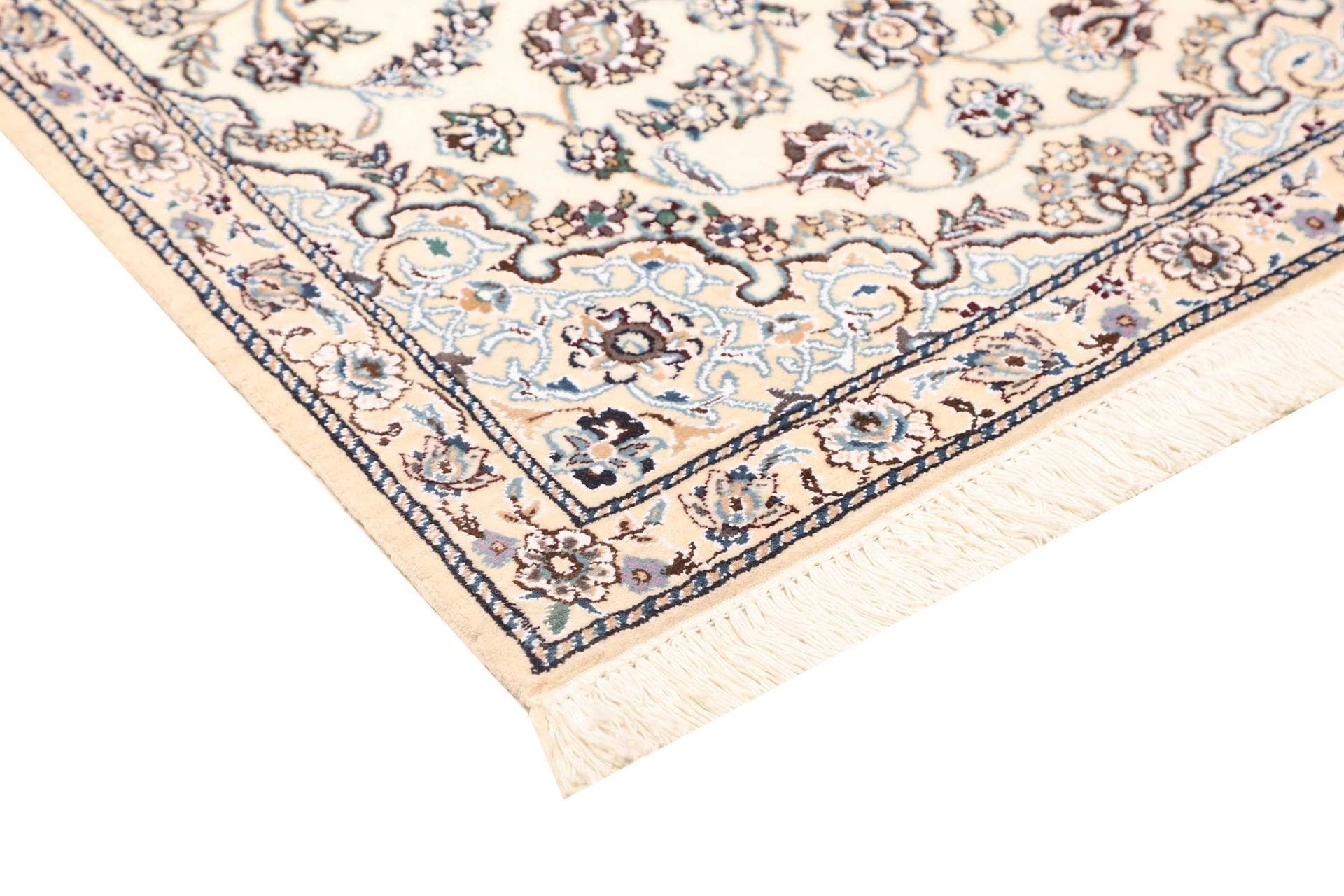 nain-teppich-83-x-119cm-florales-muster-handgeknupft-perserteppich-4 Nain Persian Rug 83 × 119 cm, Wool, hand-knotted