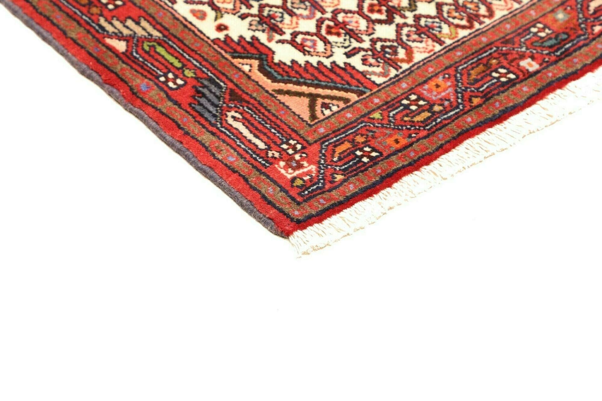 hamadan-teppich-83-x-126cm-handgeknupft-schurwolle-herati-muster-4 Hand-Knotted Wool Hamadan Herati Persian Rug, 83 × 126 cm